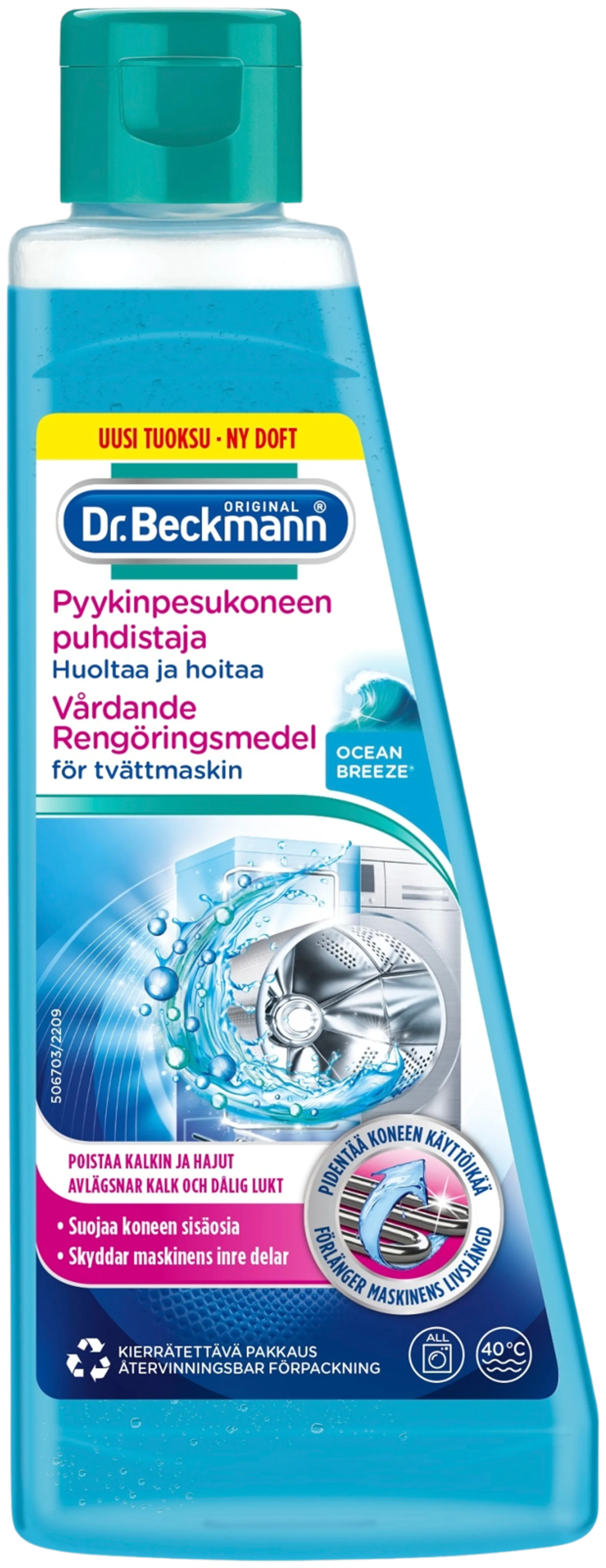 Dr Beckmann 250ml Pyykinpesukoneen puhdistaja, Ocean Breeze