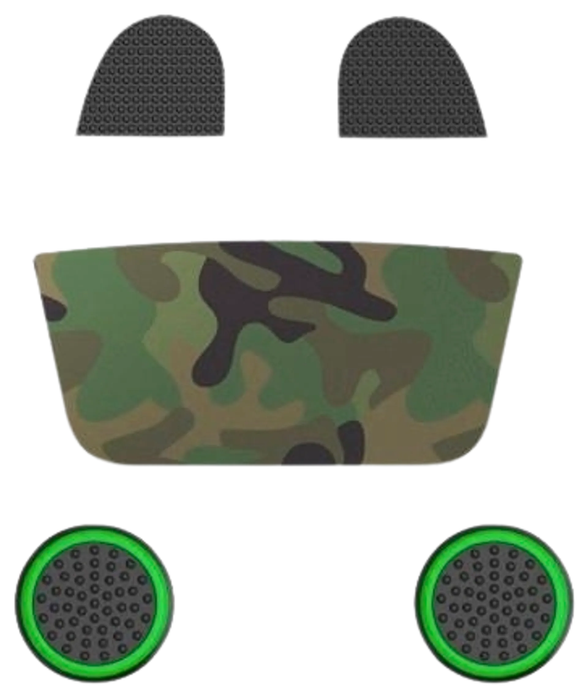Hama 6-in-1 lisätarvikesarja PlayStation 5 -ohjaimelle, Camouflage - 4