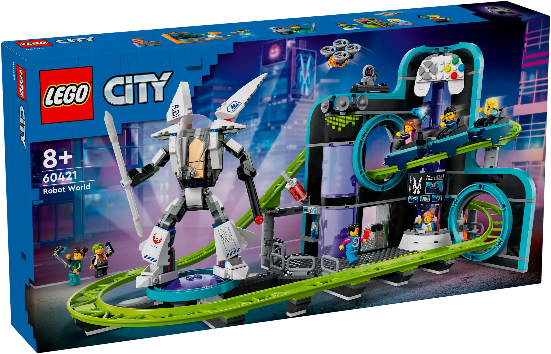 LEGO My City 60421 Robottimaailman vuoristorata - 2