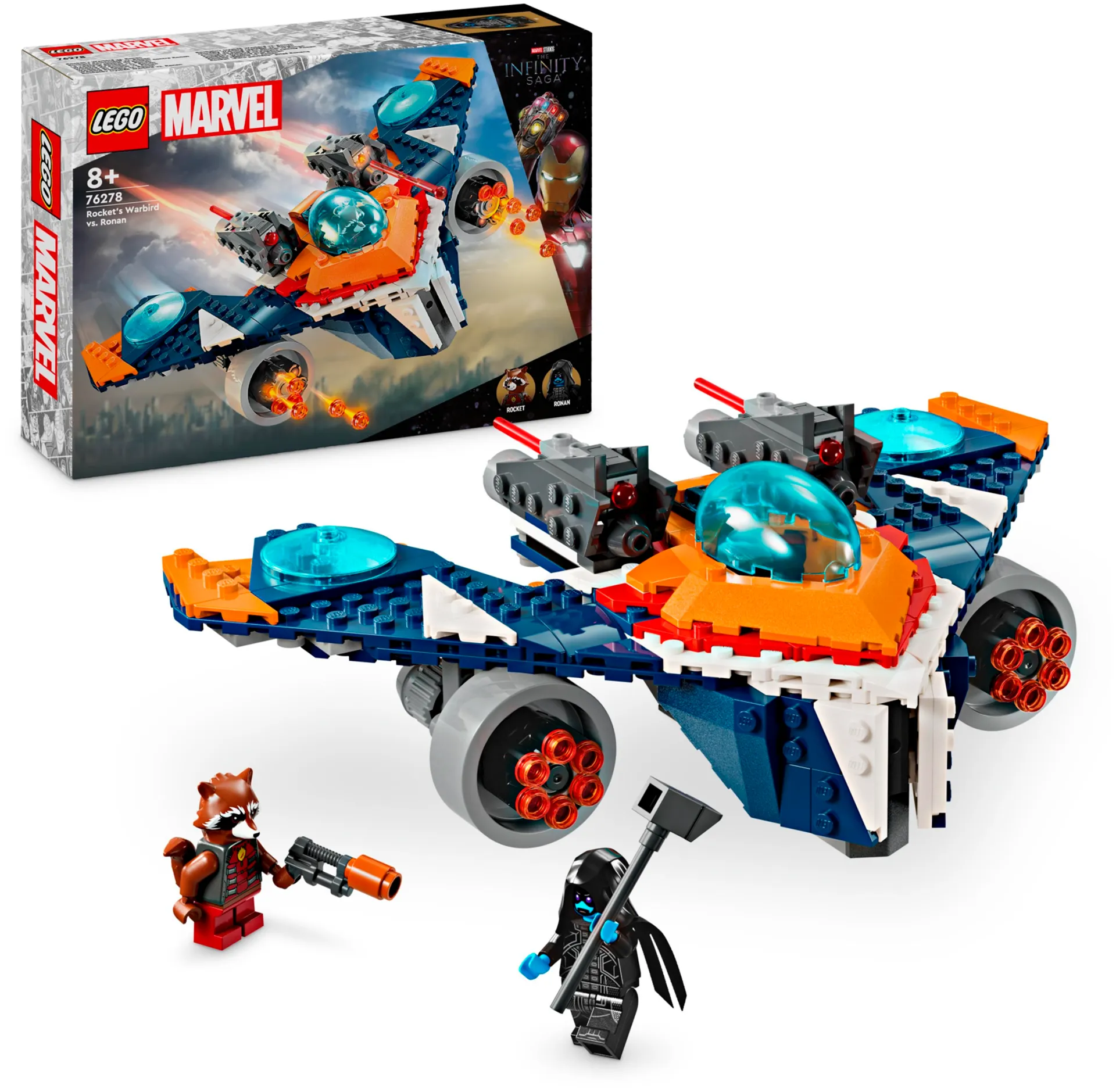 LEGO Super Heroes Marvel 76278 Rocketin Warbird vastaan Ronan, setti - 1