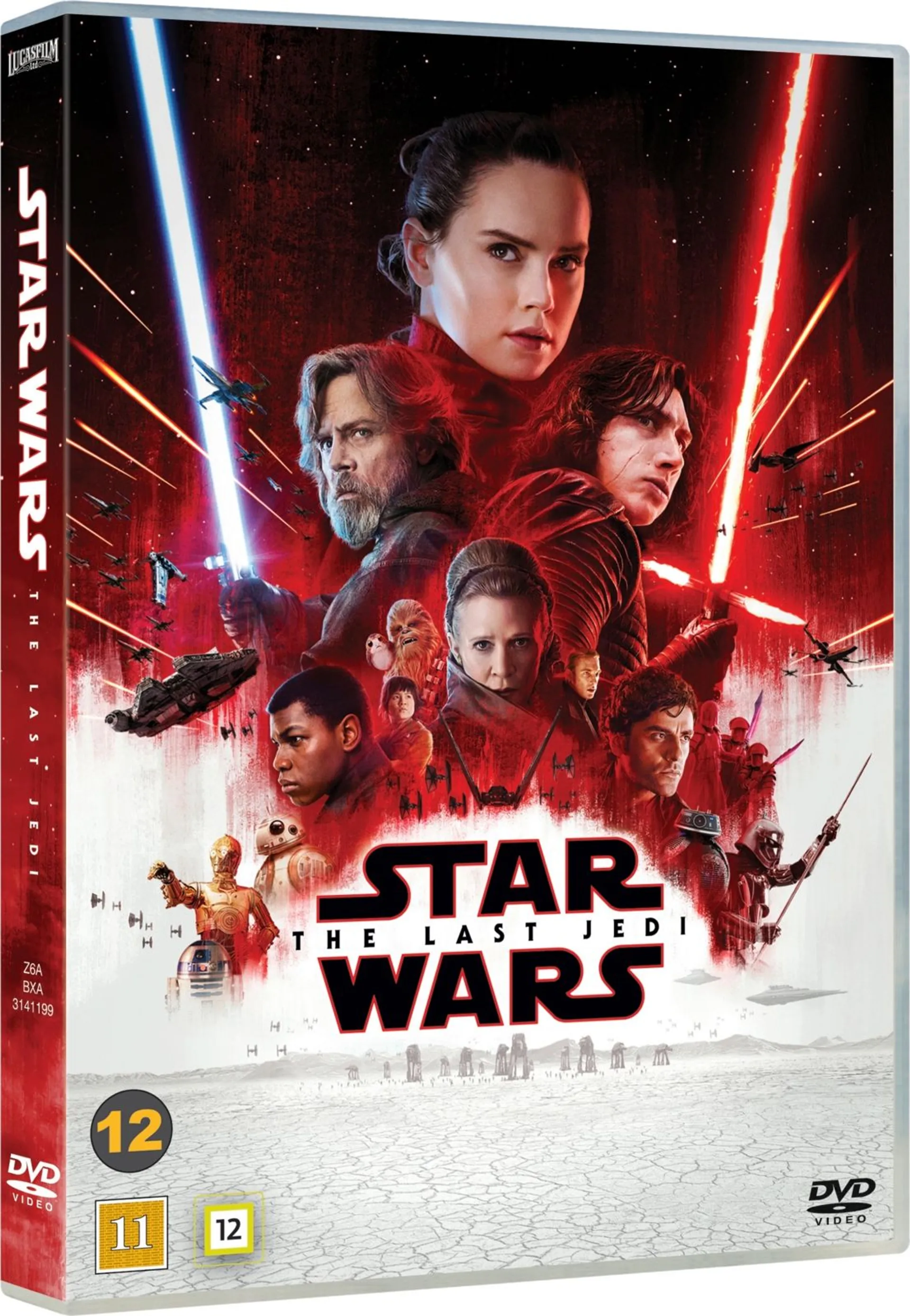 Star Wars the Last Jedi DVD