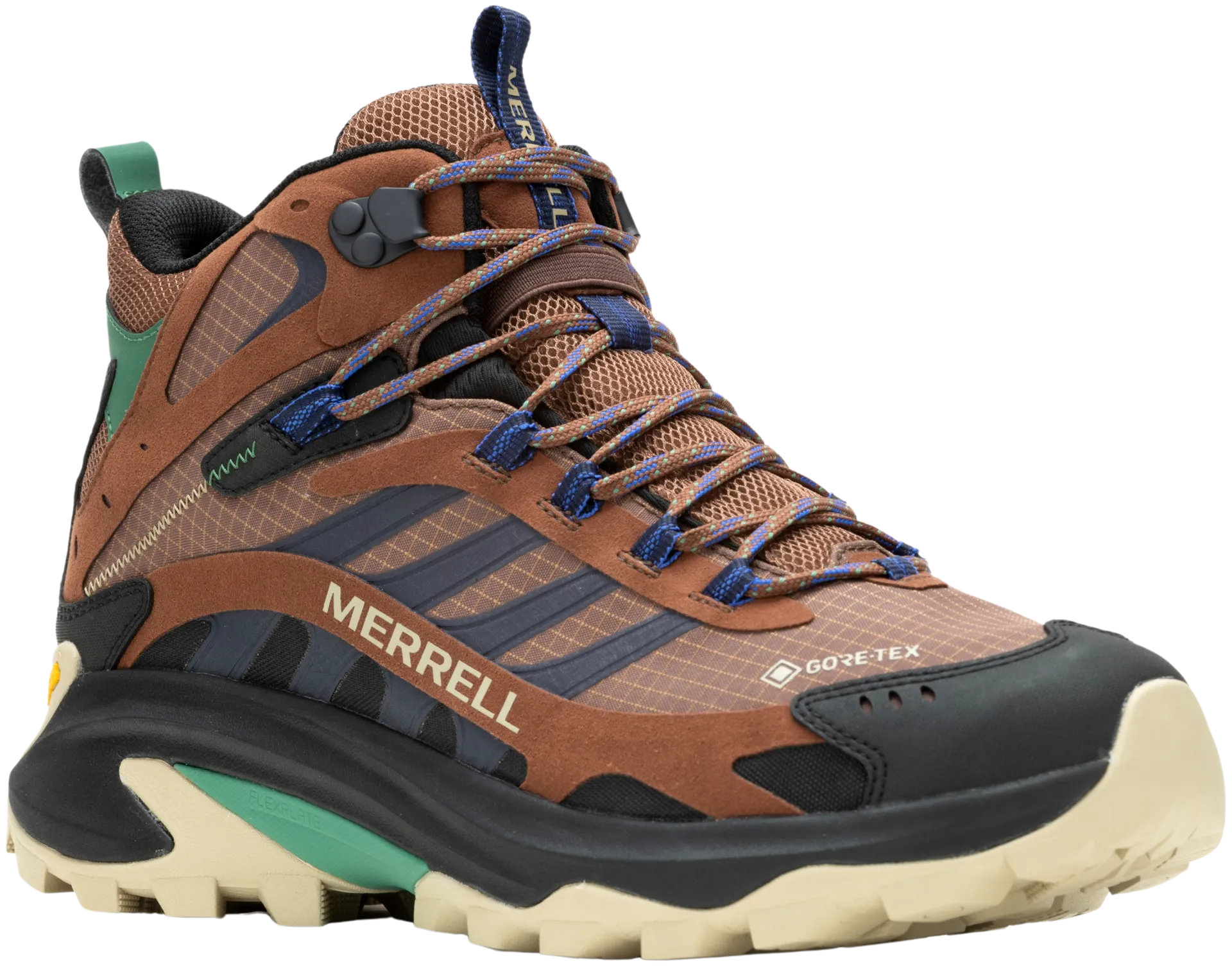 Merrell miesten ulkoilukenkä Moab Speed 2 Mid GTX - Rye - 2