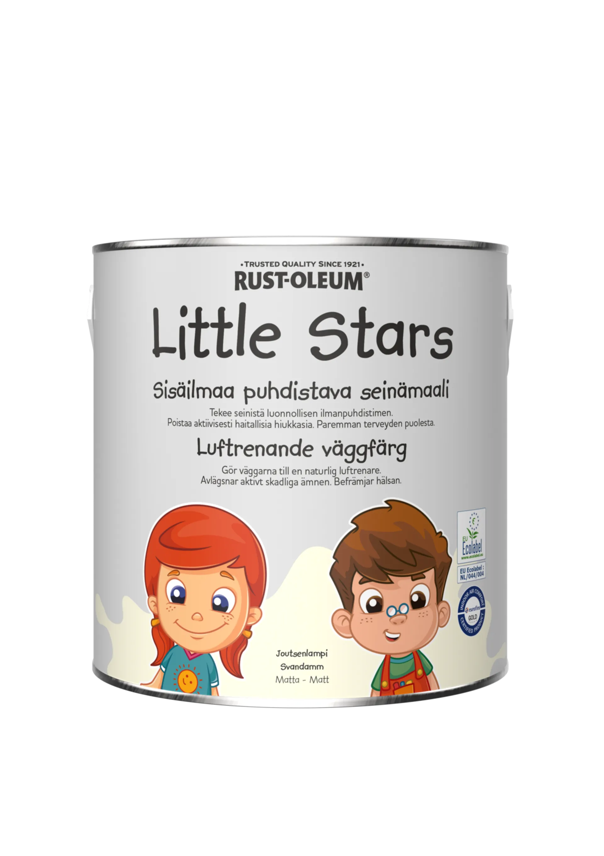 Rust-Oleum Little Stars Sisäilmaa puhdistava Seinämaali 2,5L Joutsenlampi