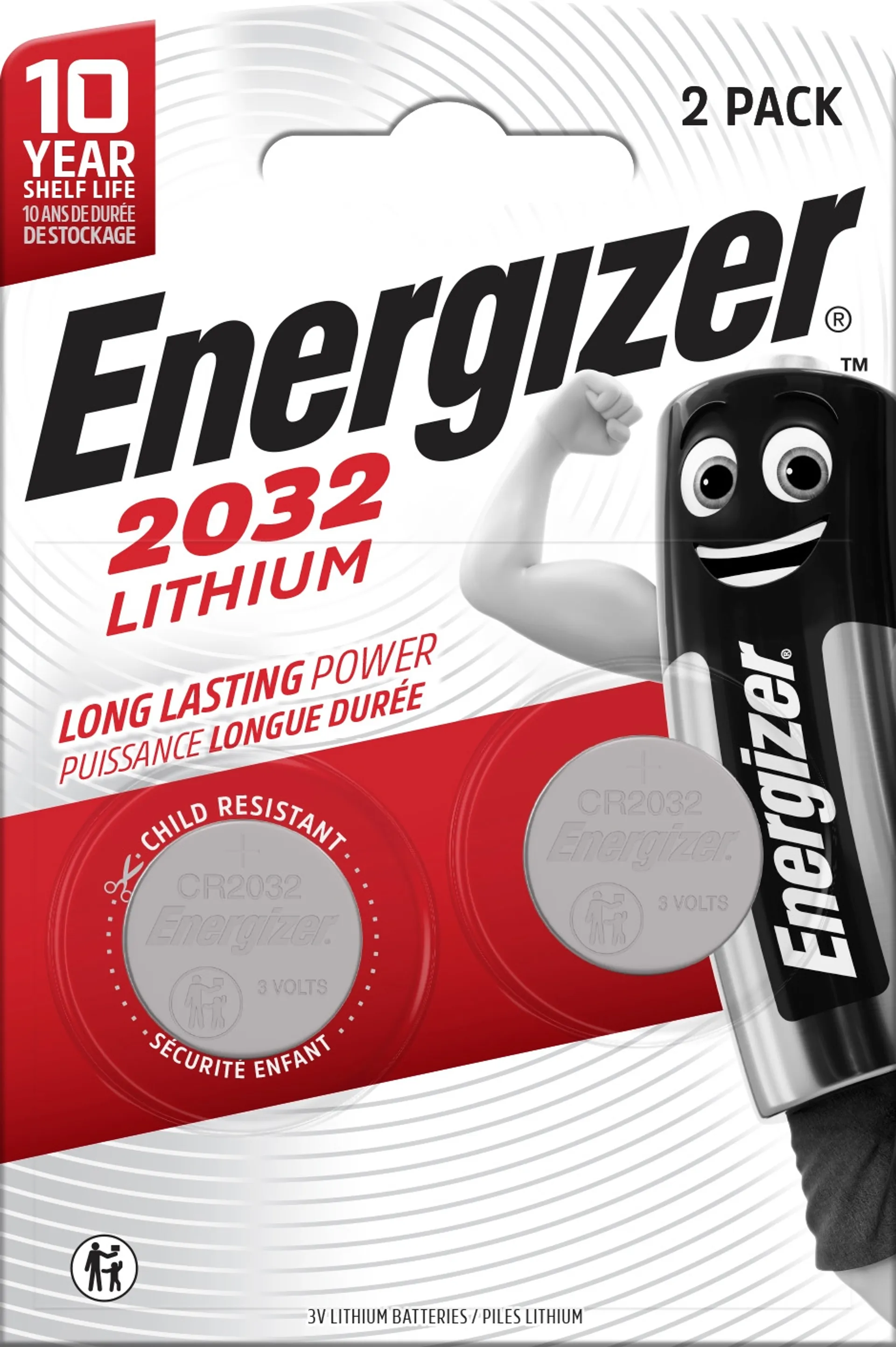 Energizer CR2032 Lithium Paristo