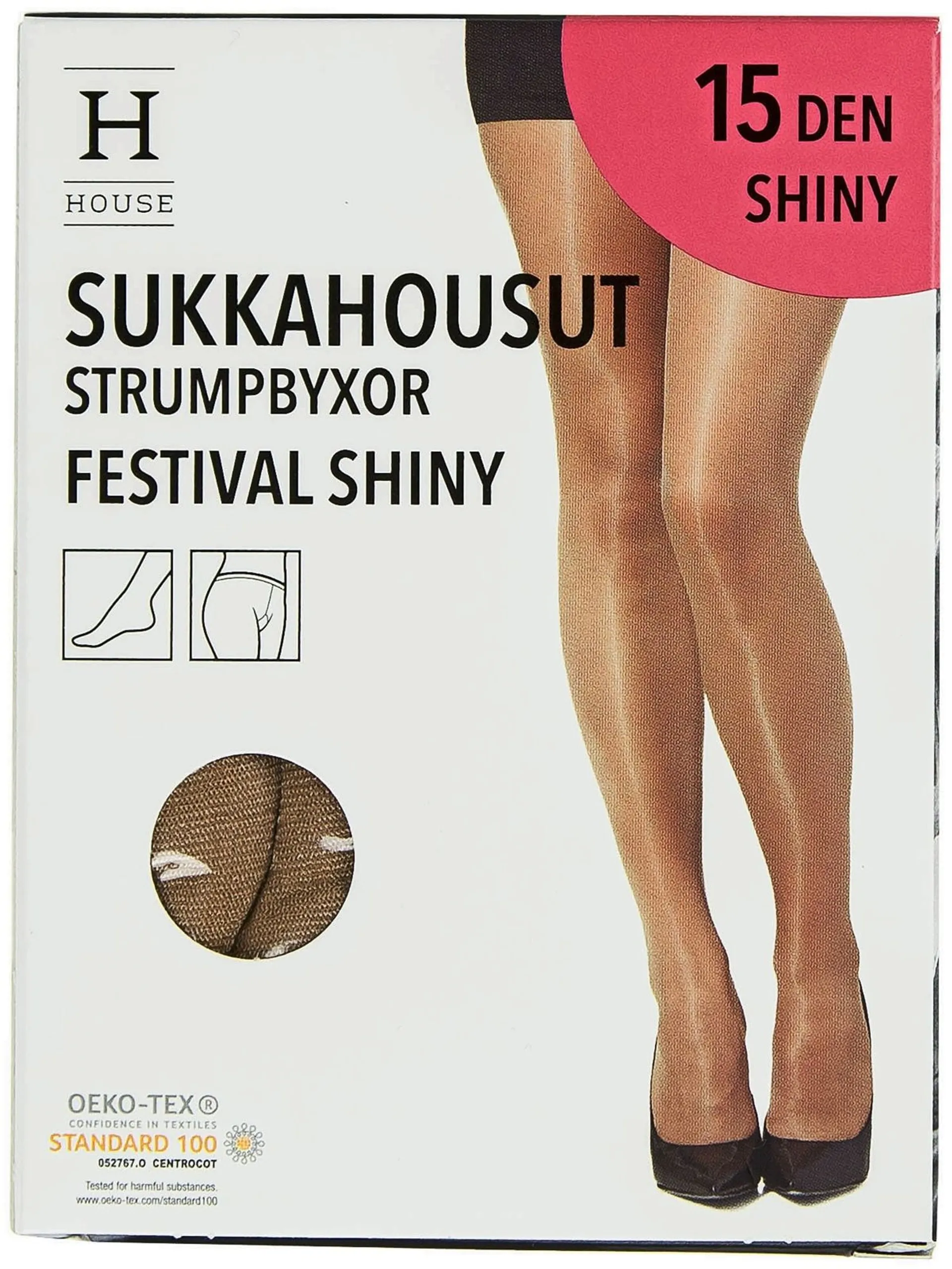 House Festival Shiny sukkahousut 15 den - Sun