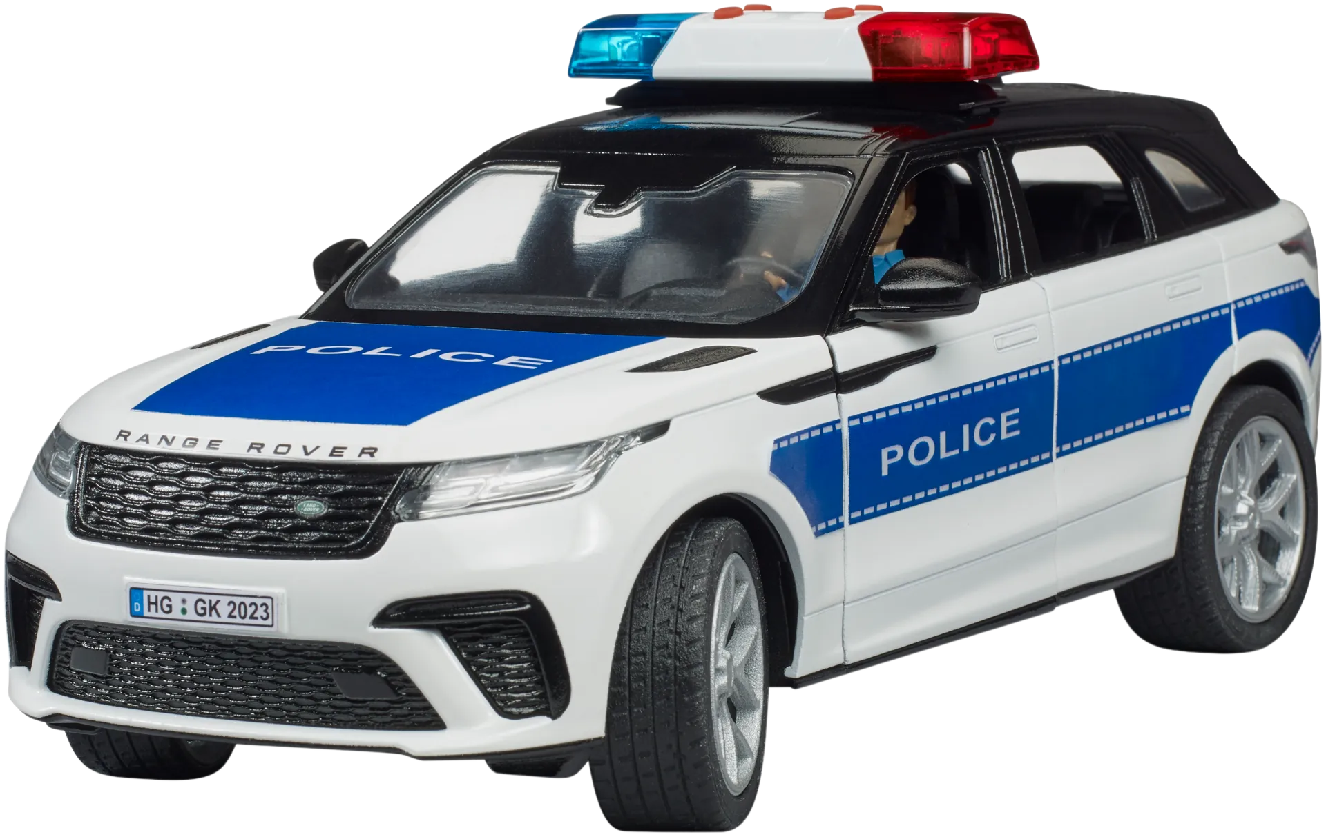 Bruder Range Rover Velar poliisimaasturi ja poliisi - 6