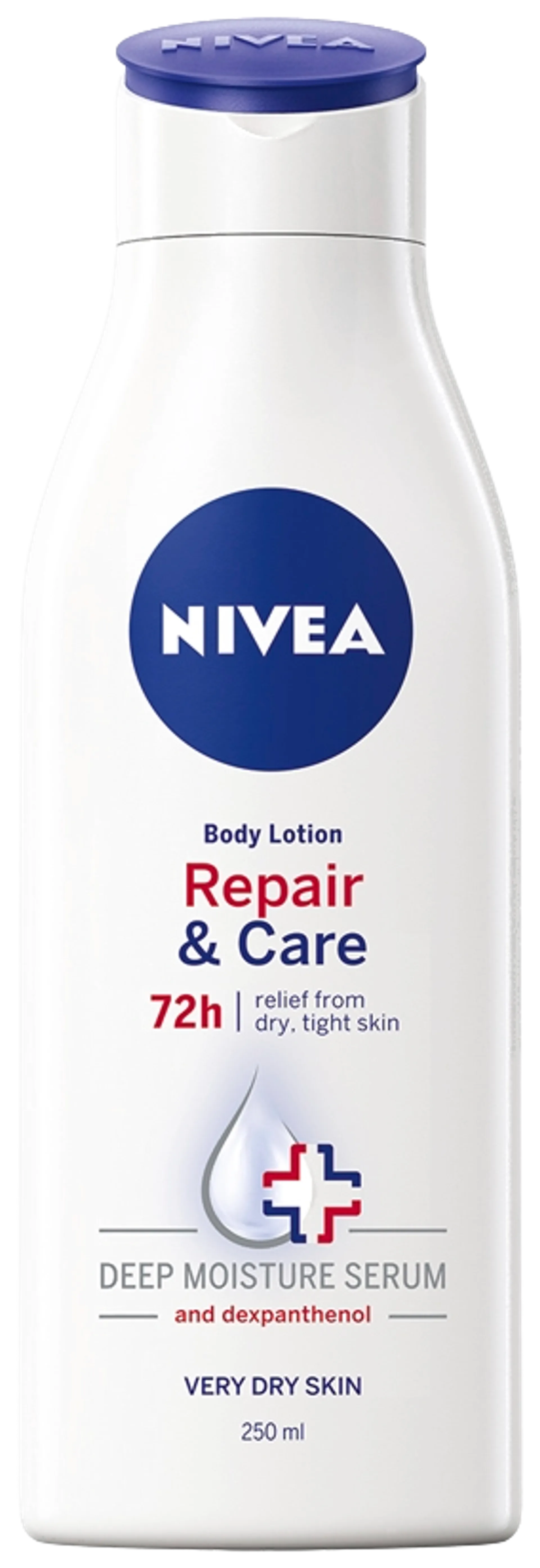 NIVEA 250ml Repair & Care Body Lotion -vartalovoide
