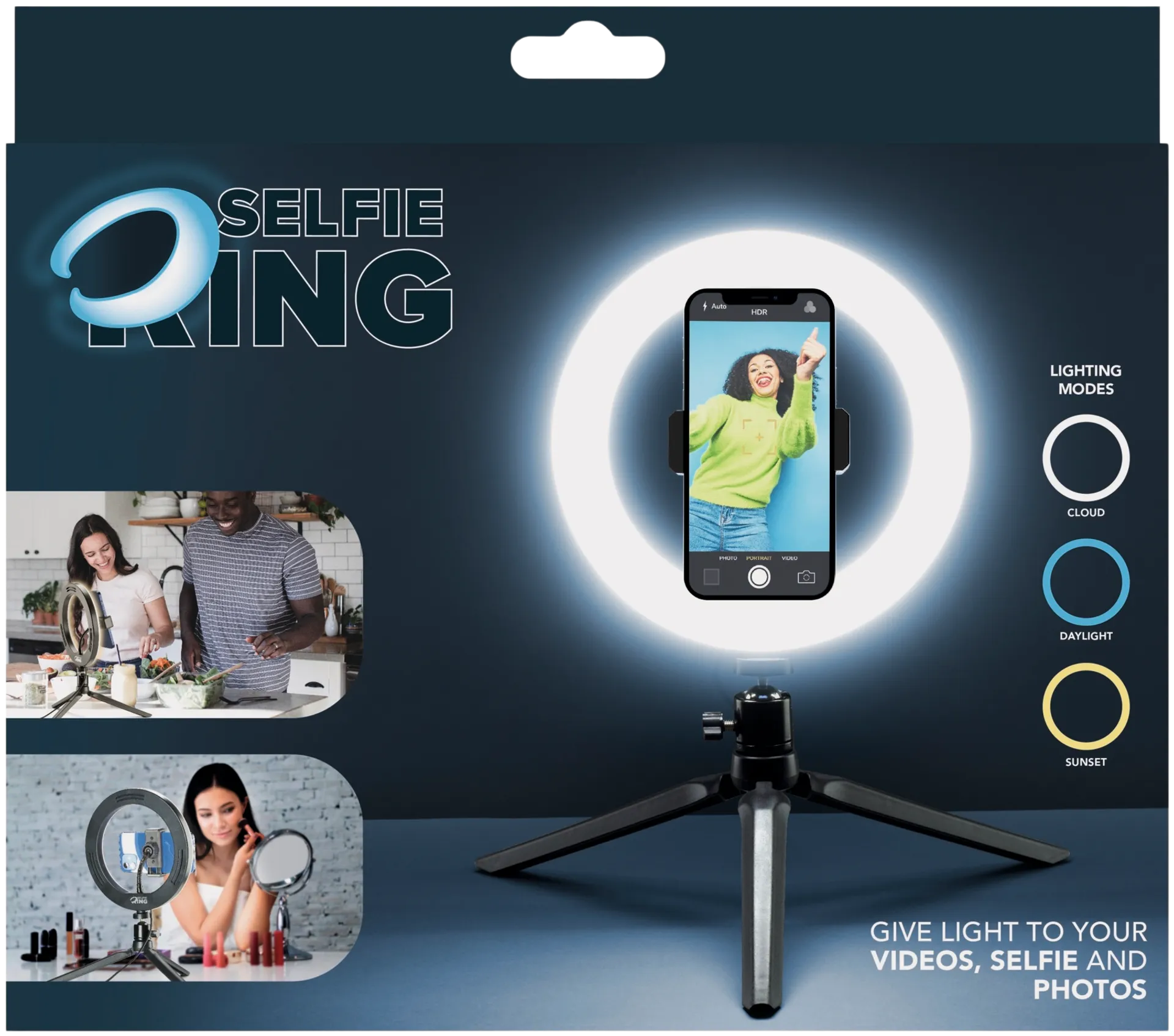 Cellularline selfie rengavalo Ring Tripod - 5