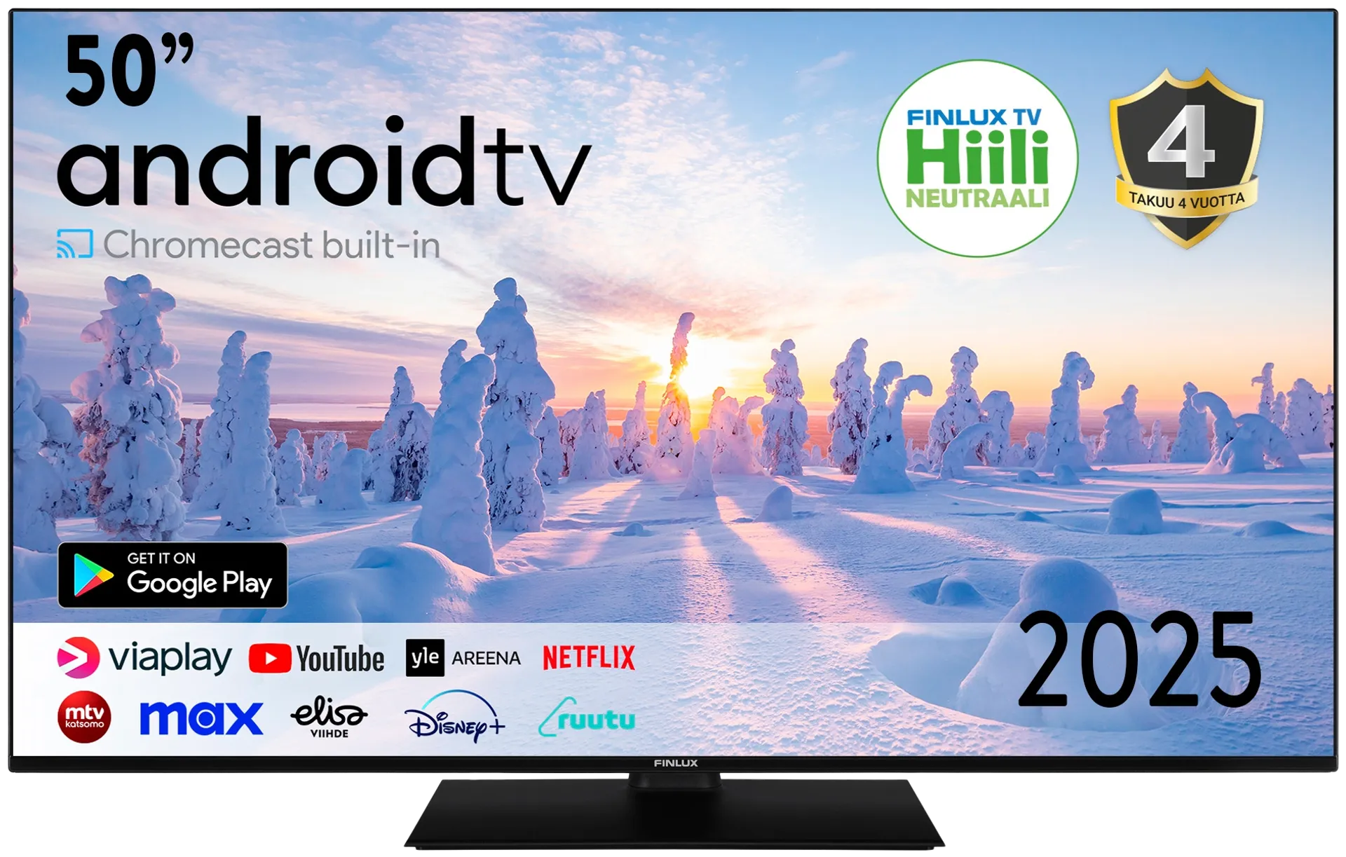 Finlux 50" 4K UHD Android Smart LED TV 50G9.2ACMI - 1