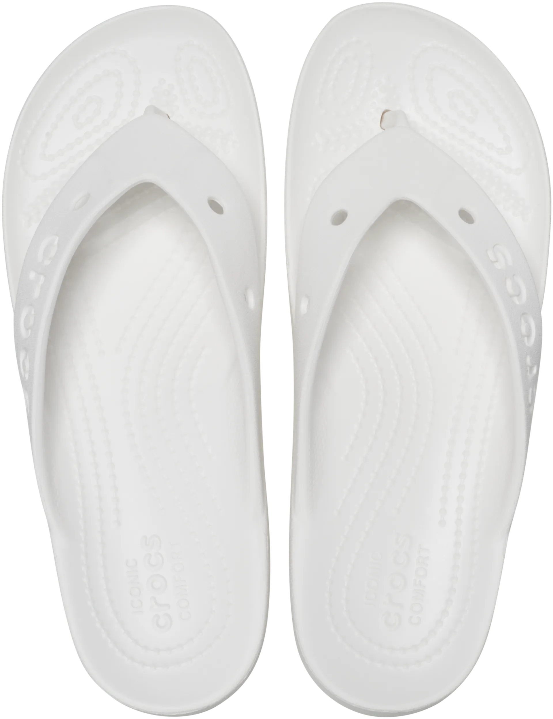 Crocs naisten sandaali Baya Platform Flip - WHITE - 2