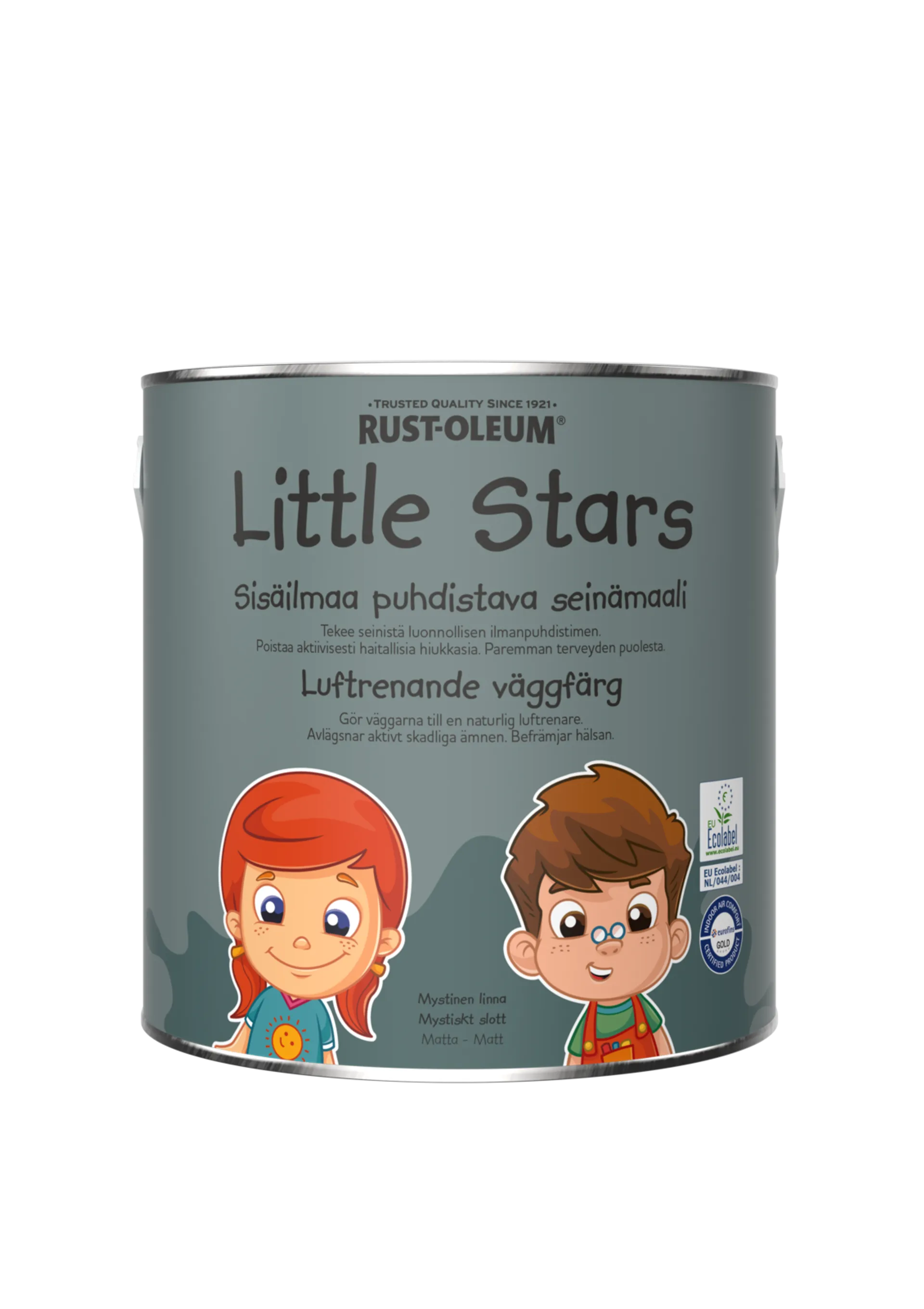 Rust-Oleum Little Stars Sisäilmaa puhdistava Seinämaali 2,5L Mystinen linna - 1
