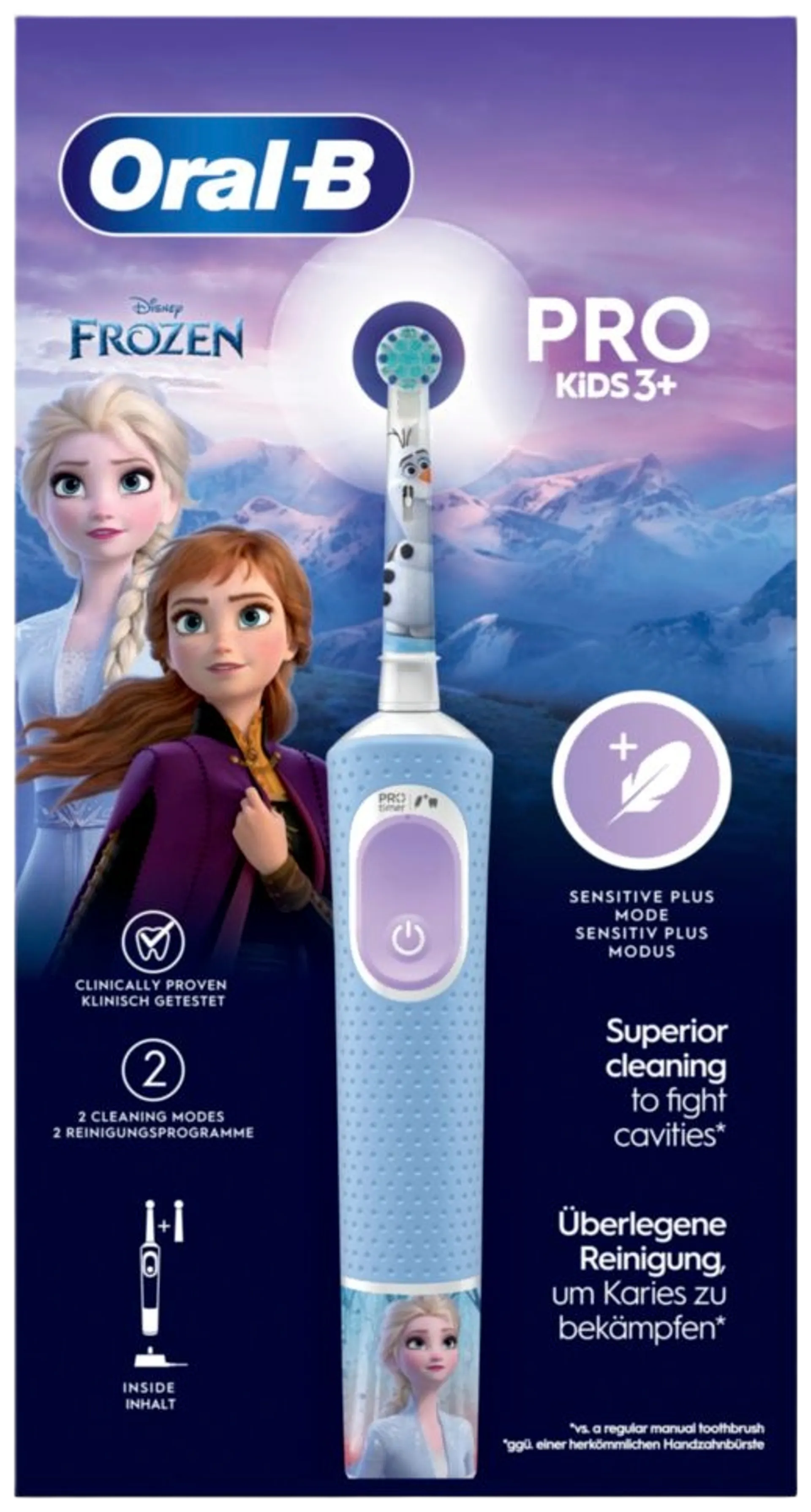 Oral-B Vitality Pro Kids Frozen -sähköhammasharja Braun-tekniikalla - 2