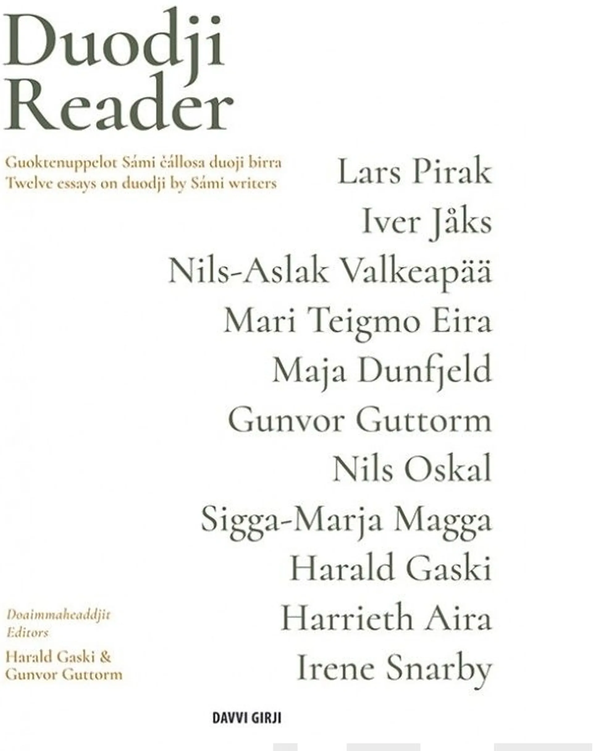 Gaski, Duodji Reader