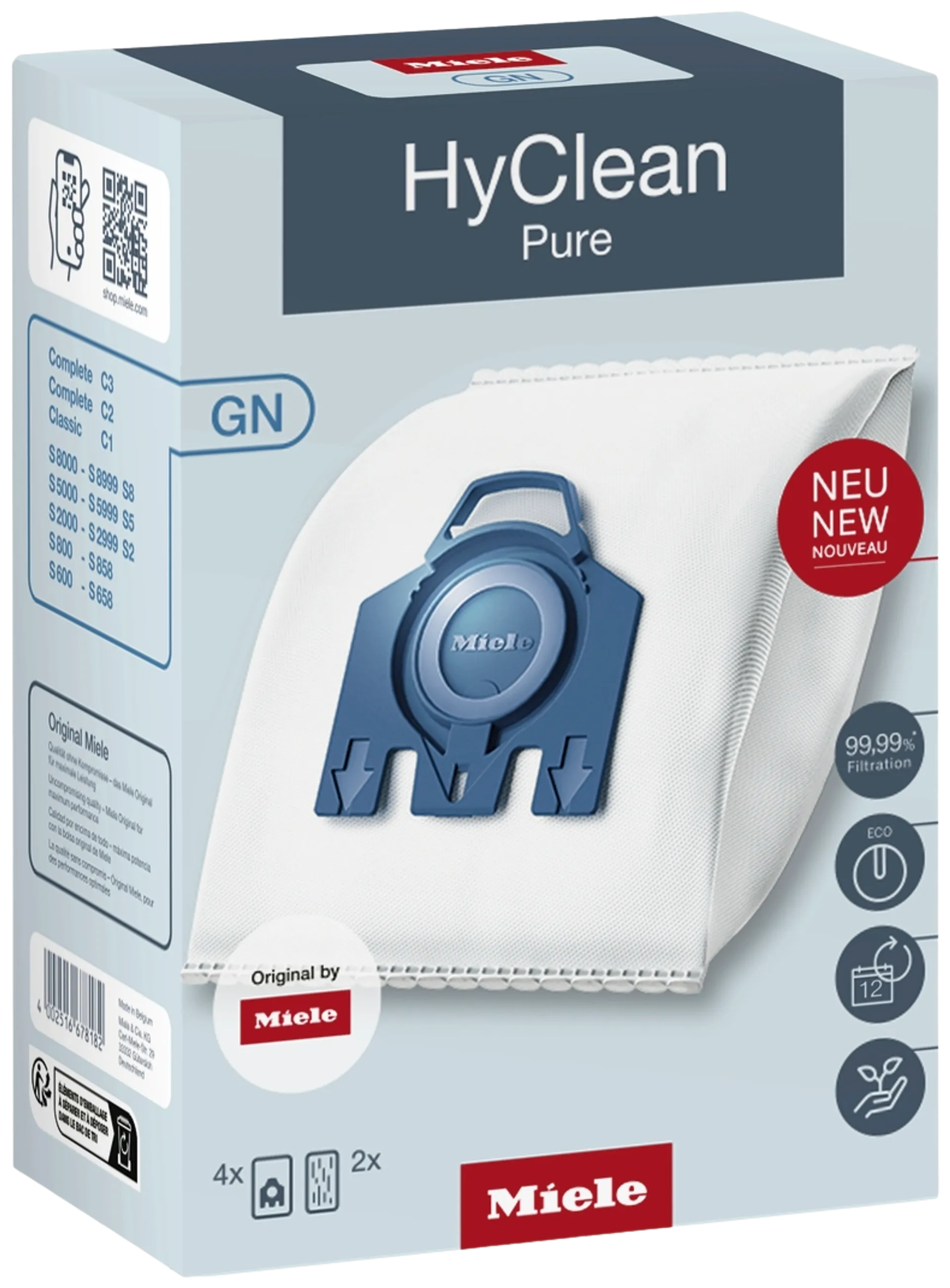 Miele GN HyClean pure pölypussi