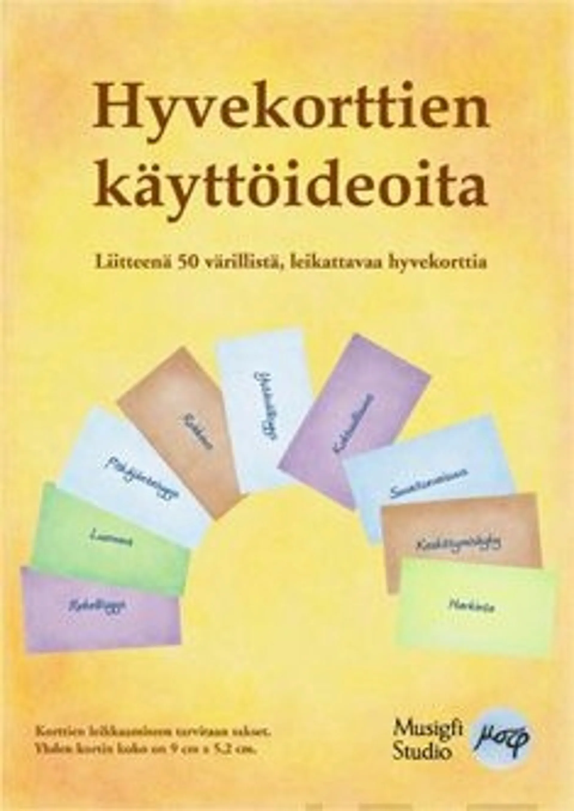 Musigfi Studio, Hyvekorttien käyttöideoita