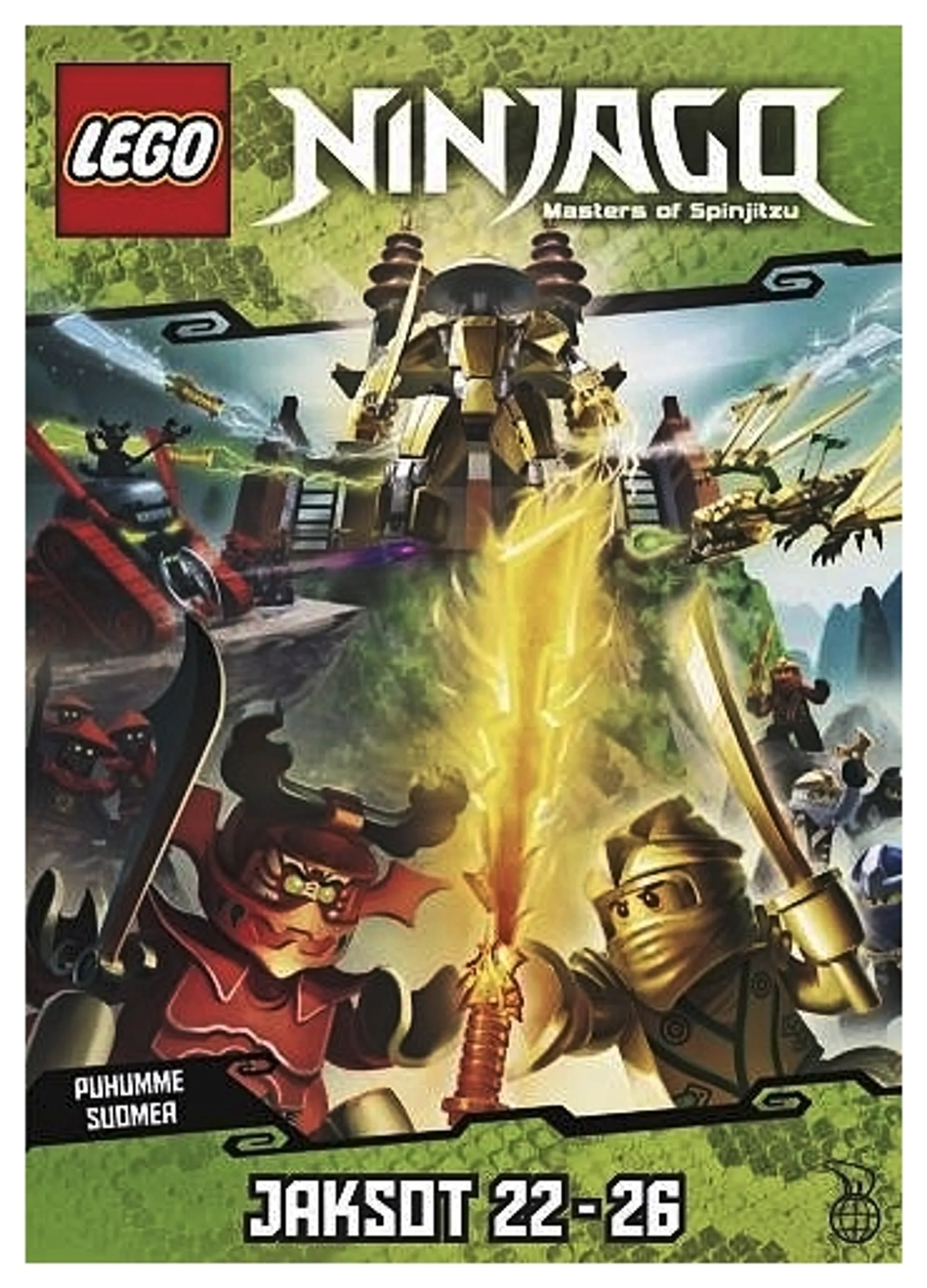 DVD Lego Ninjago jaksot 22-26