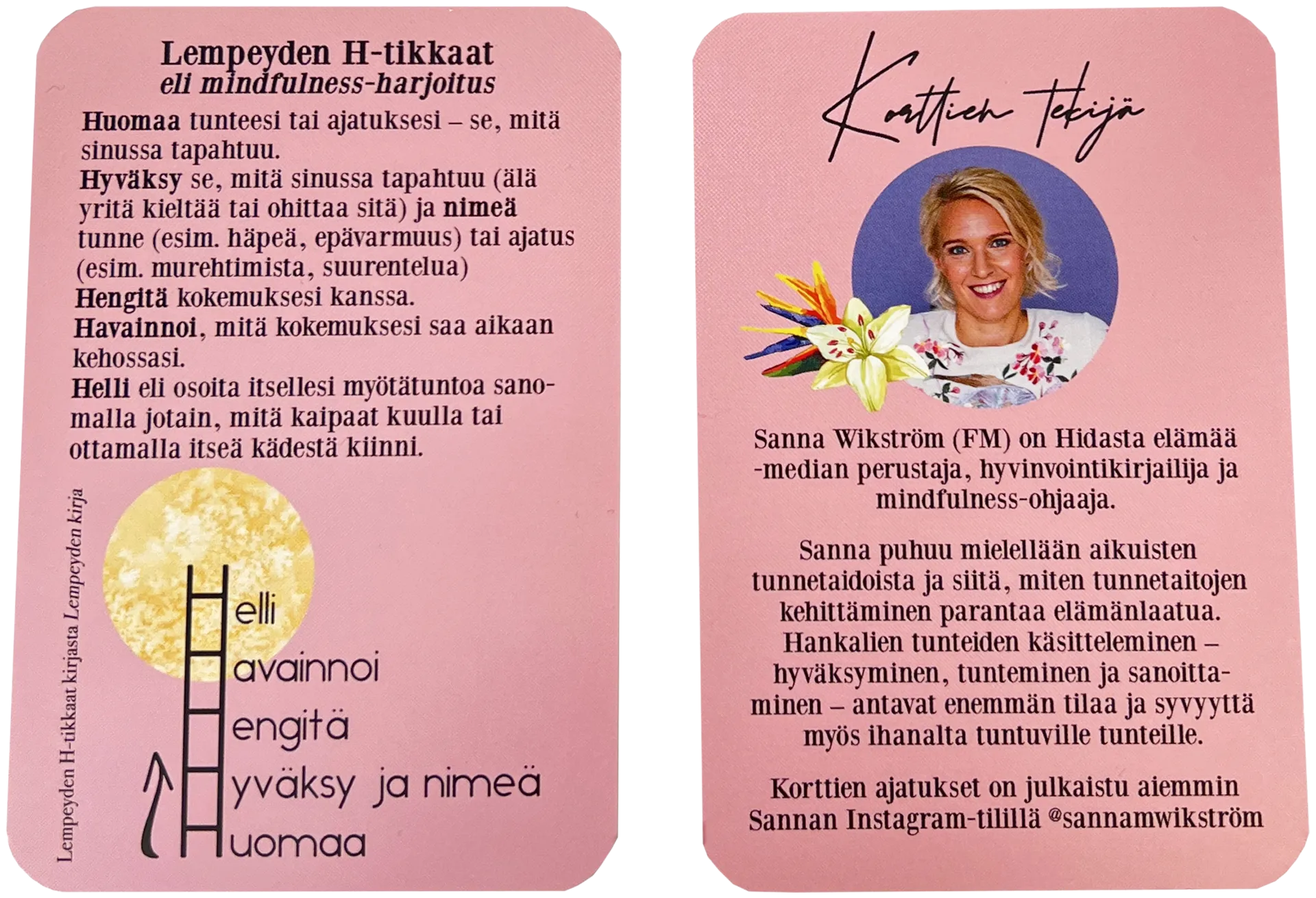 Hidasta elämää, Kun tuntuu pahalta - Lohtukortit - 4