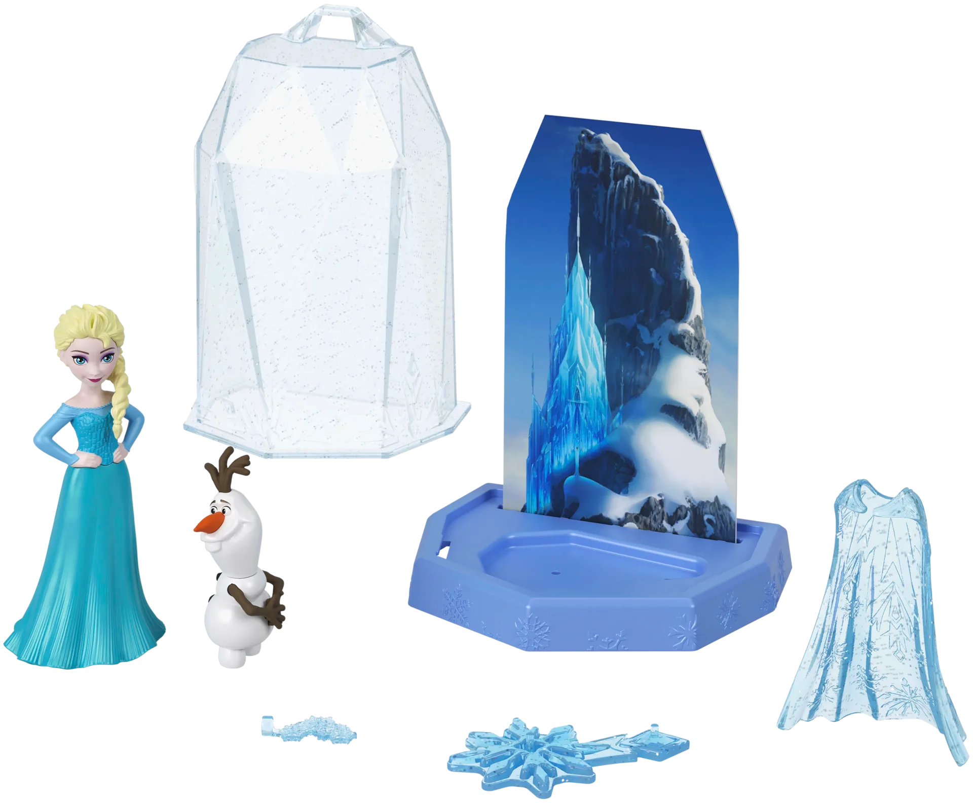 Disney Princess pikkunukke yllätyspakkauksessa Frozen Ice Reveal Squishy, erilaisia - 2