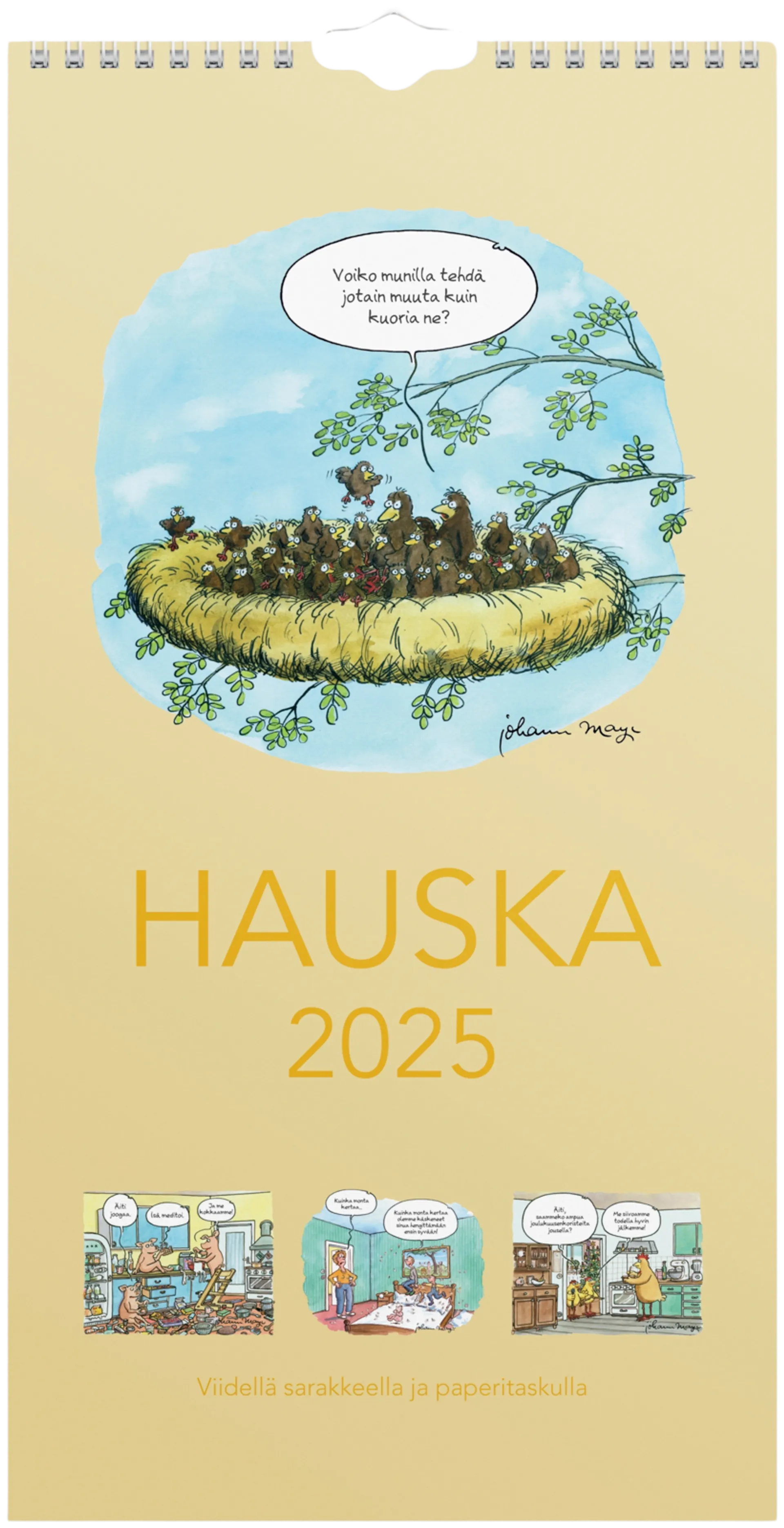 Burde Perhekalenteri 2025 Hauska - 1