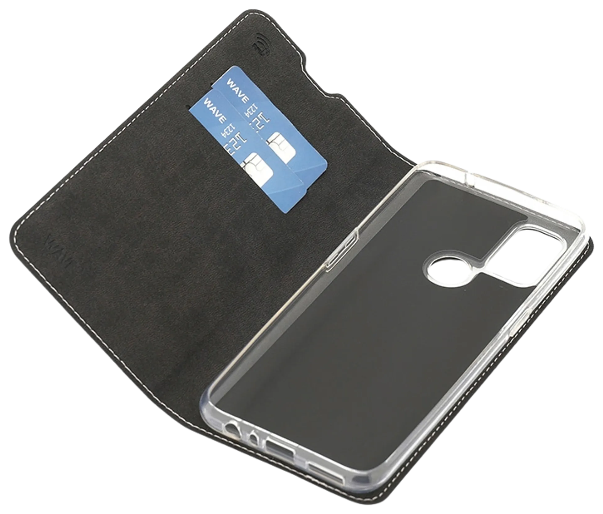 Wave Book Case, OnePlus Nord N10 5G, Ruusukulta - 4