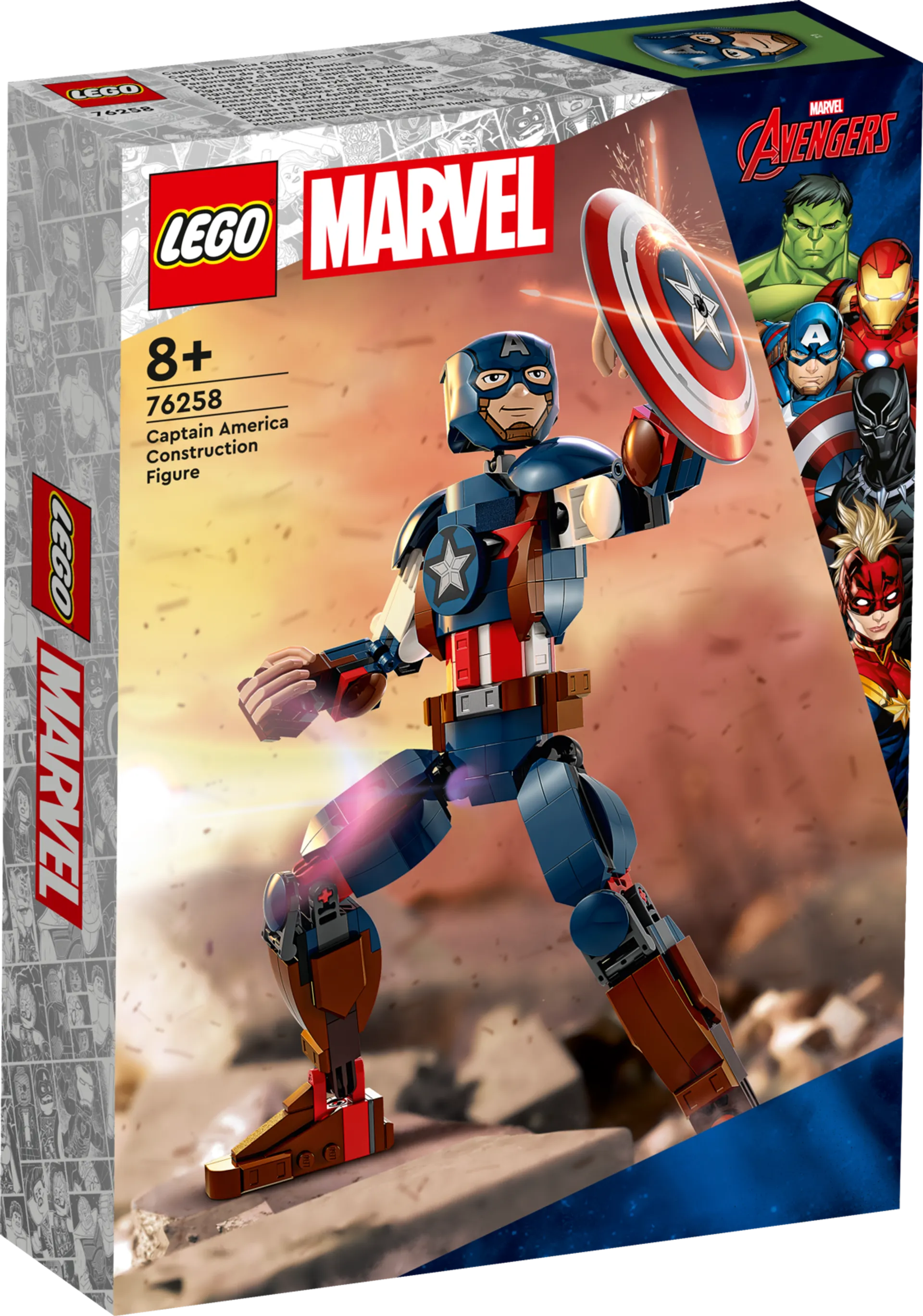 LEGO®  Super Heroes Marvel 76258 Captain American‑hahmo - 1