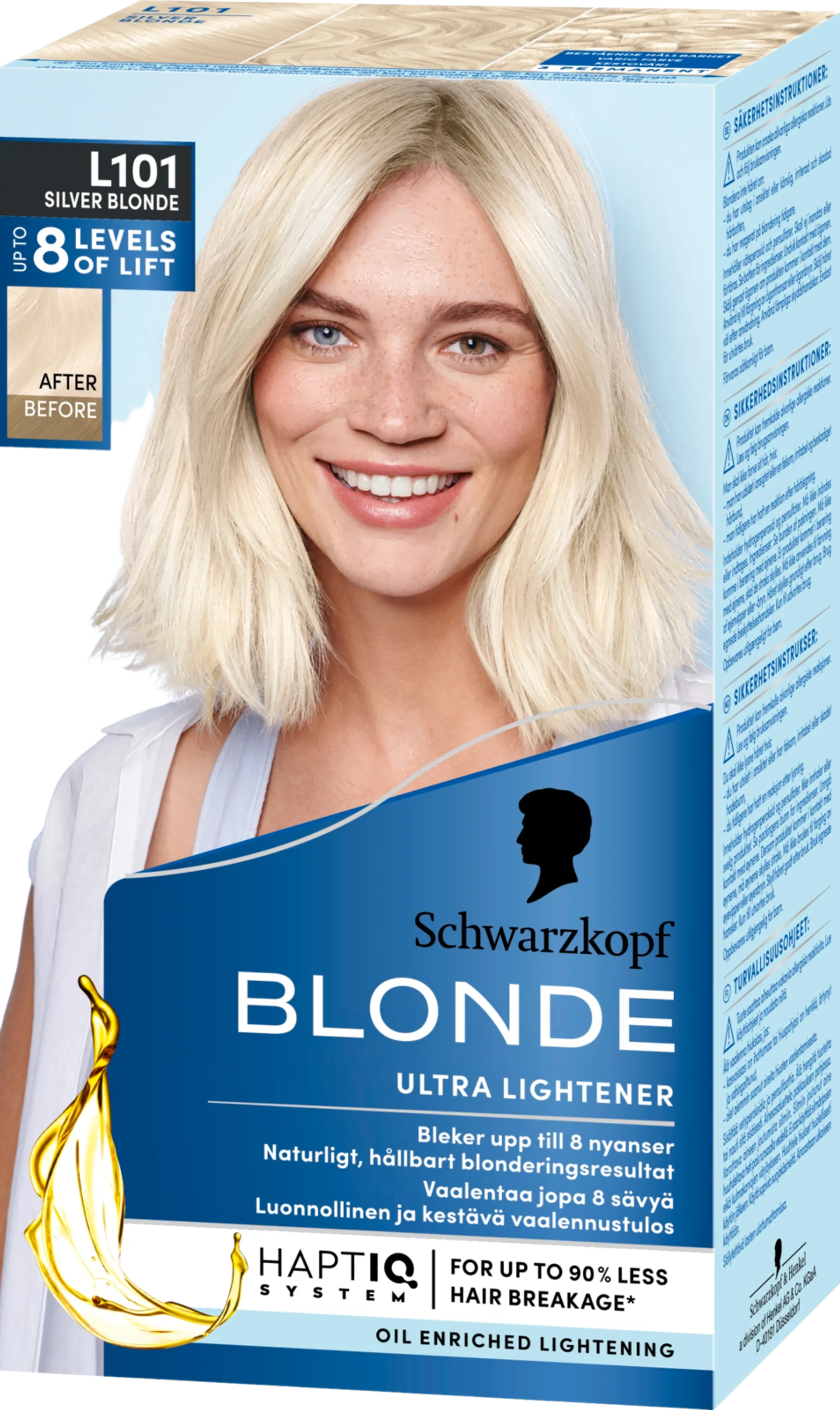 Schwarzkopf Blonde L101 Silver Blonde vaalennusvoide - 1