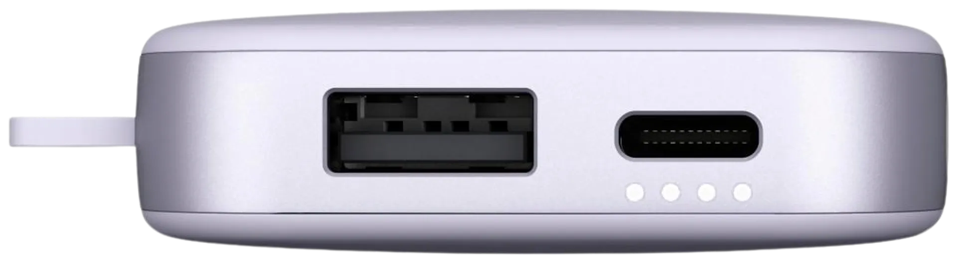 Fresh 'n Rebel Varavirtalähde 6000 mAh USB-C -liitännällä, Fast Charging, Dreamy Lilac - 2