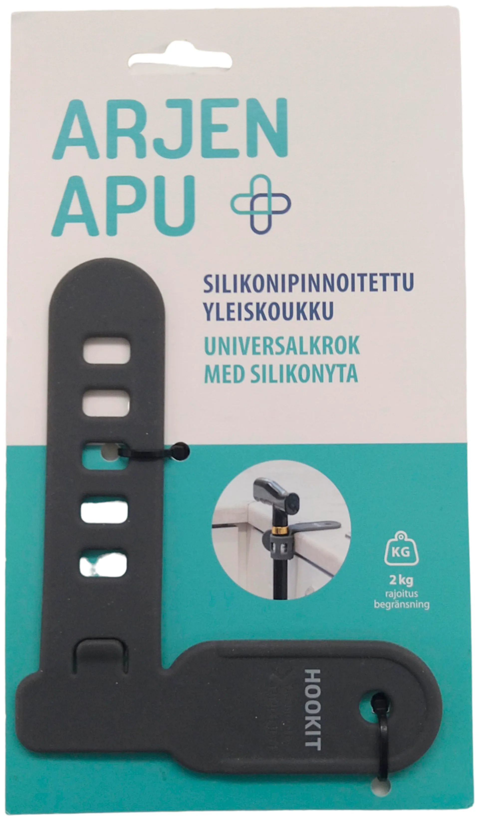 Arjenapu+  silikonipinnoitettu yleiskoukku - 2