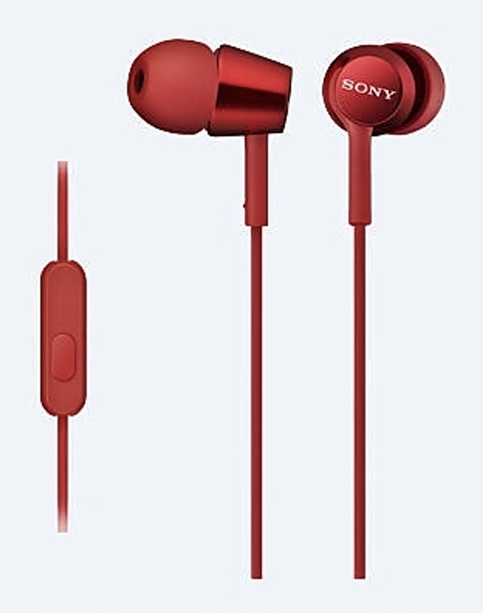 Sony MDR-EX110APR langalliset nappikuulokkeet, punainen
