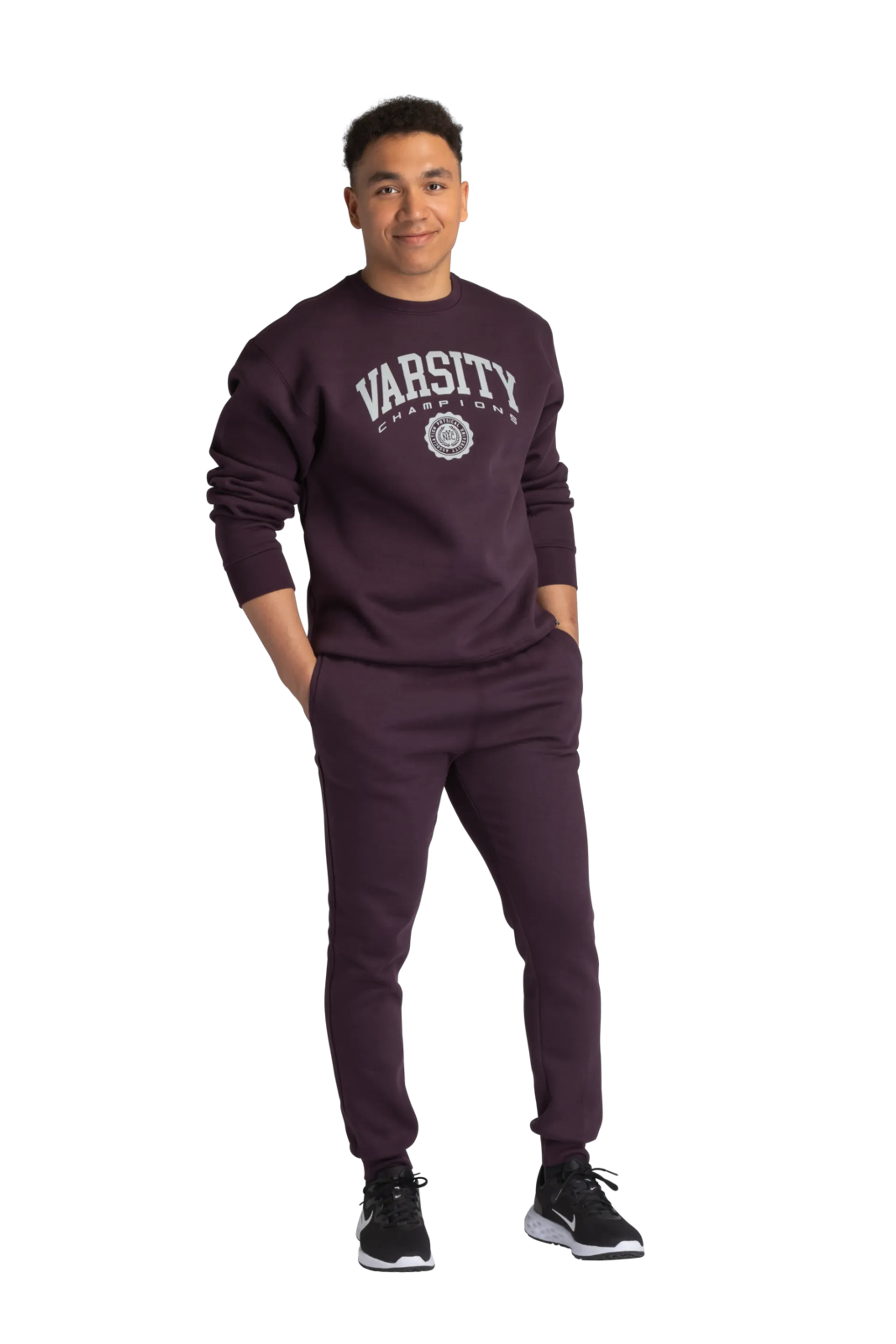 Cheetah miesten collegehousut CMP3705 - Midnight Plum - 3