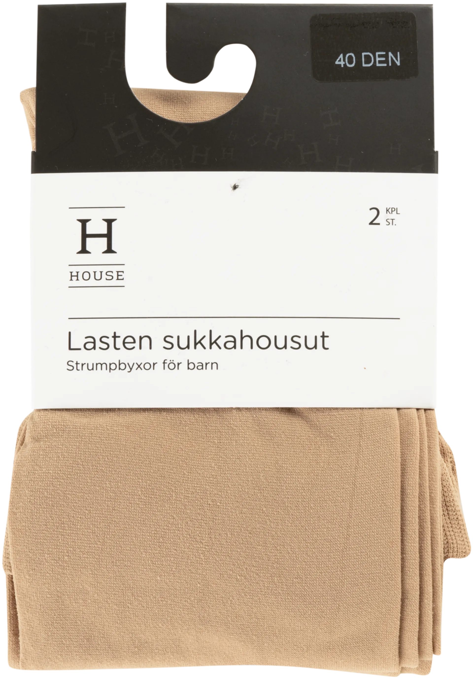 House Lasten ohuet sukkahousut 2-pack  40 DEN - beige light