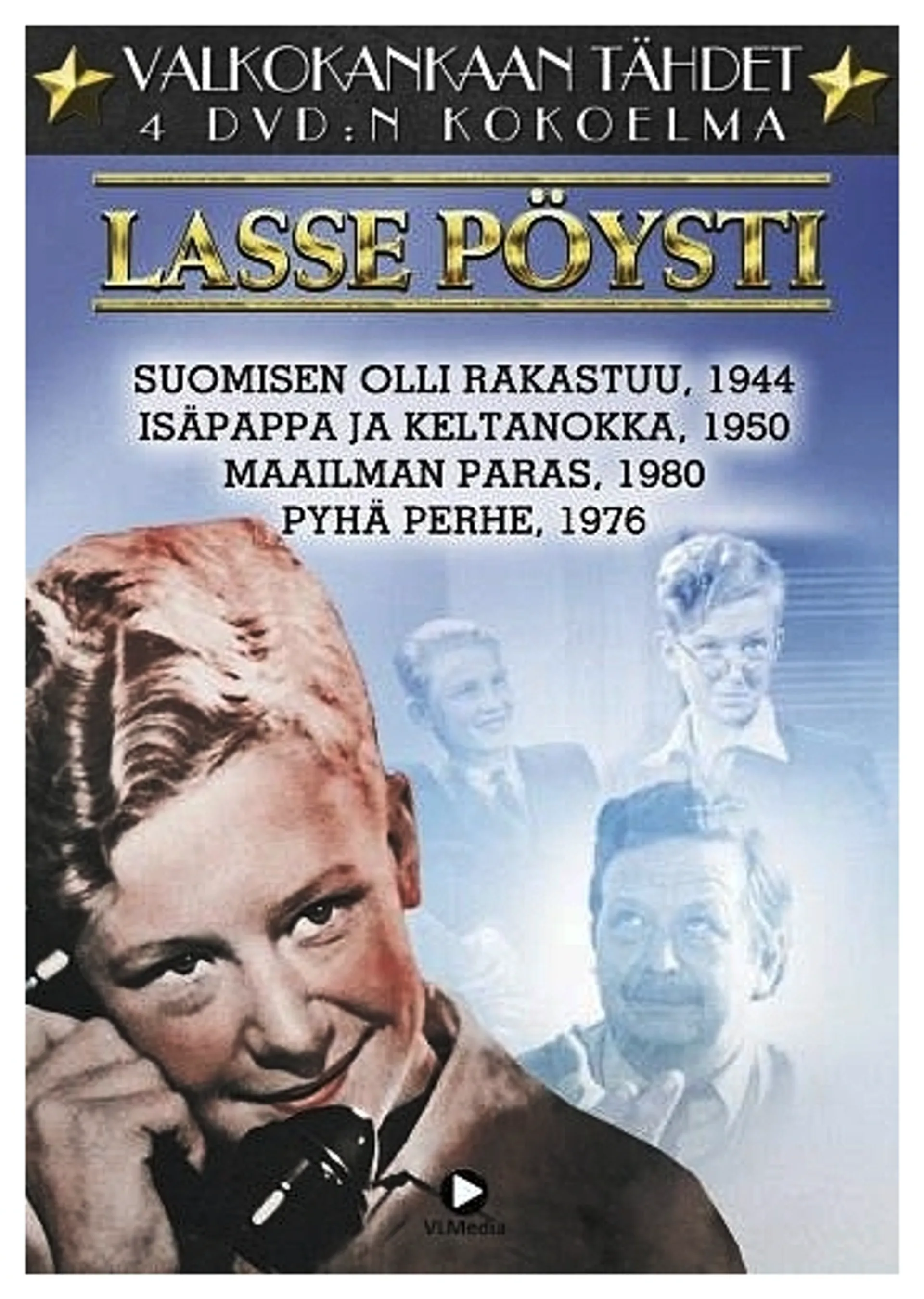 Valkokankaan tähdet: Lasse Pöysti 4DVD