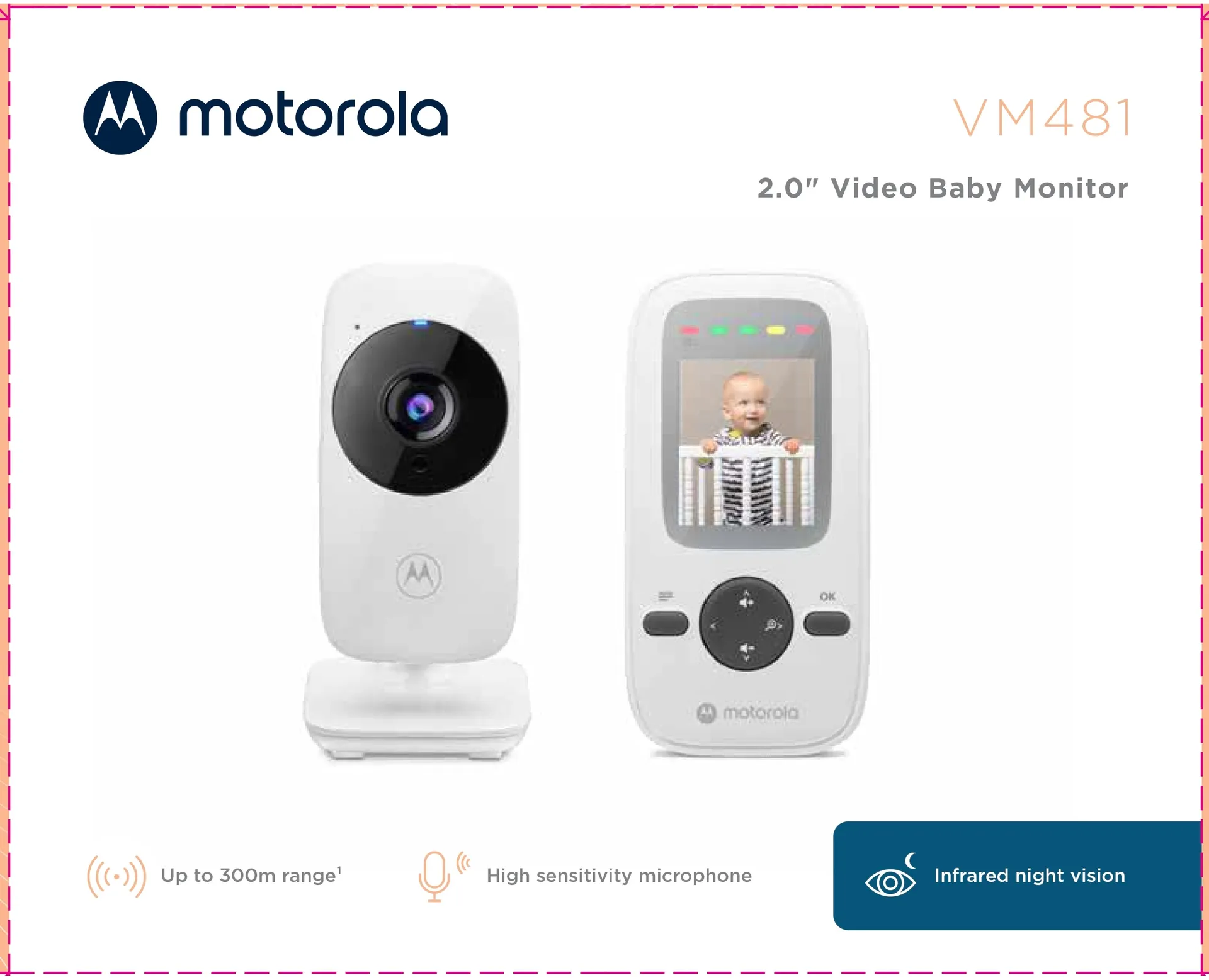 Motorola itkuhälytin VM481 - 3