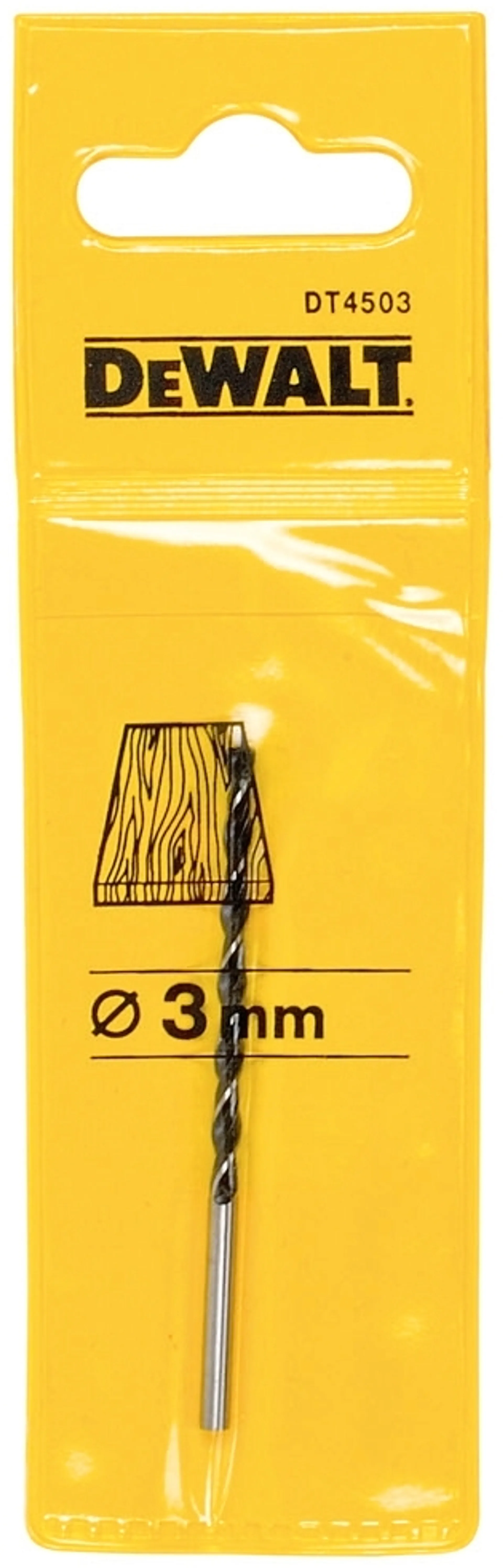 DeWalt puuporanterä 3x70 mm - 1