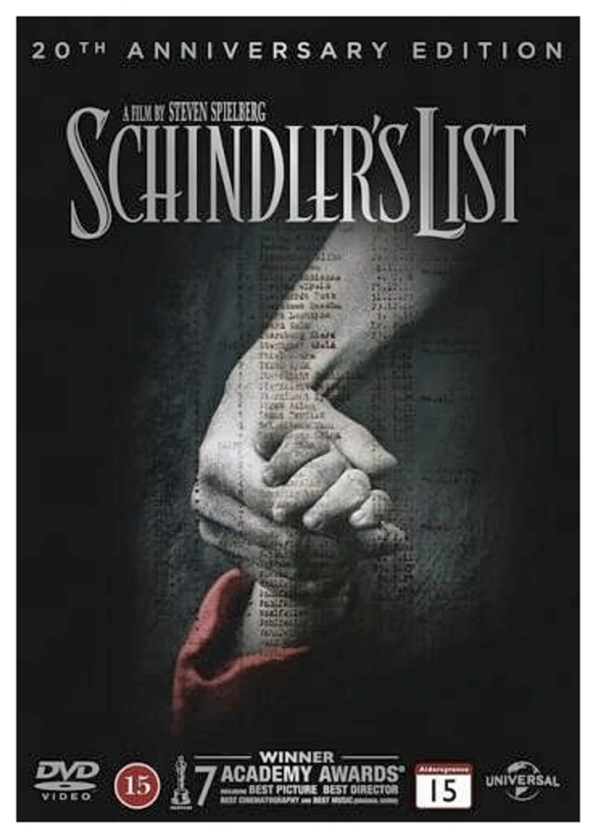 Schindler's List 20th Anniversary Edition 2DVD
