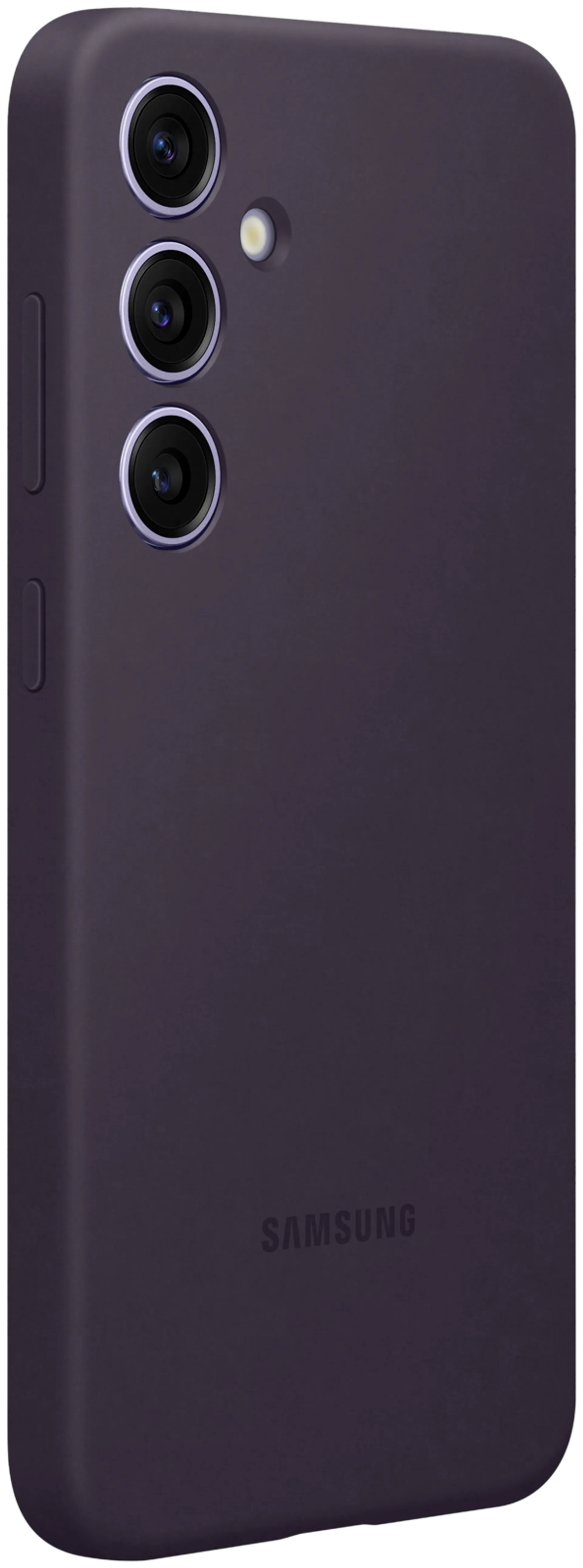 Samsung S24+ silikonisuoja tumma violetti - 3