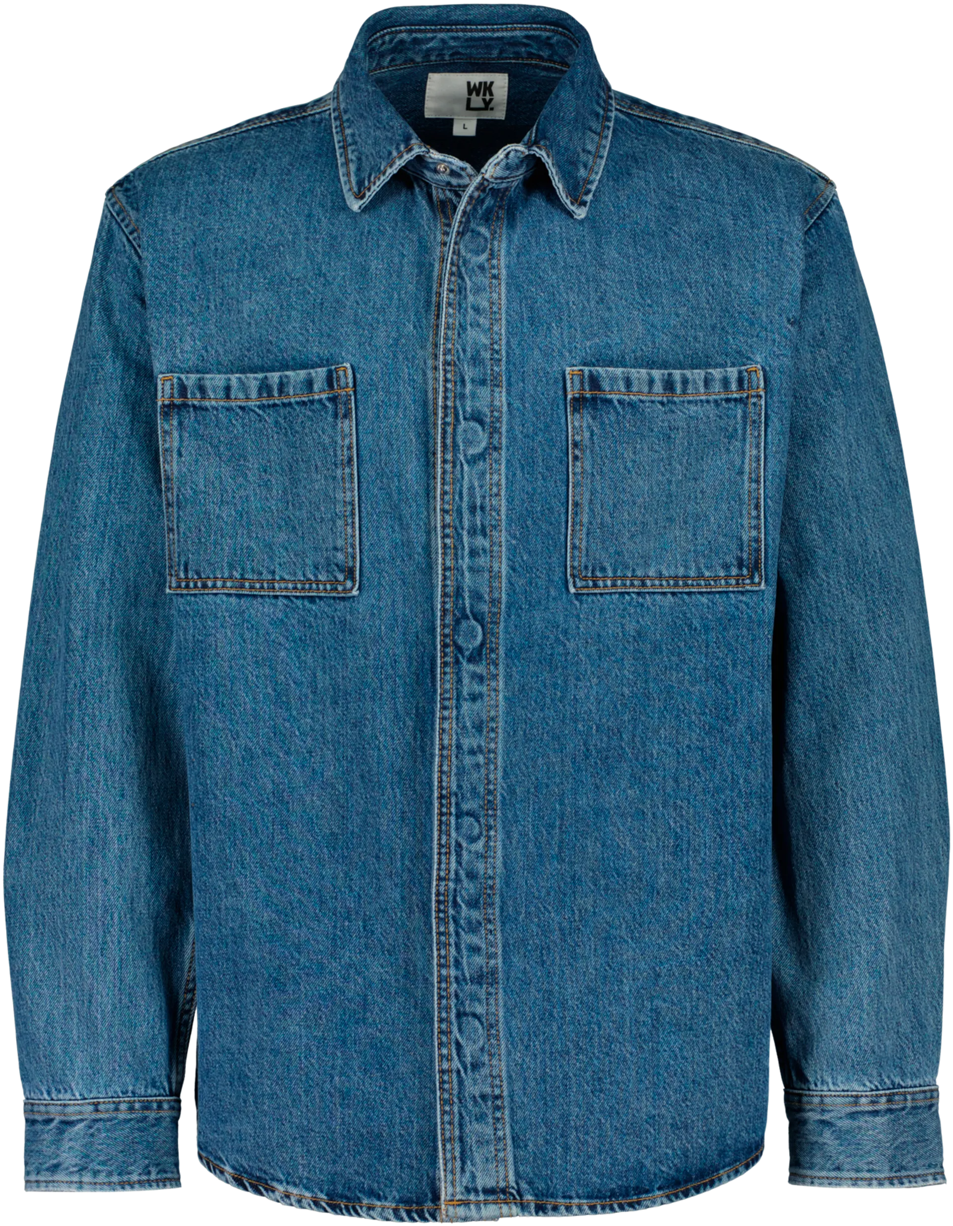 WKLY. miesten denimpaitatakki 194W312409 - DK INDIGO - 1