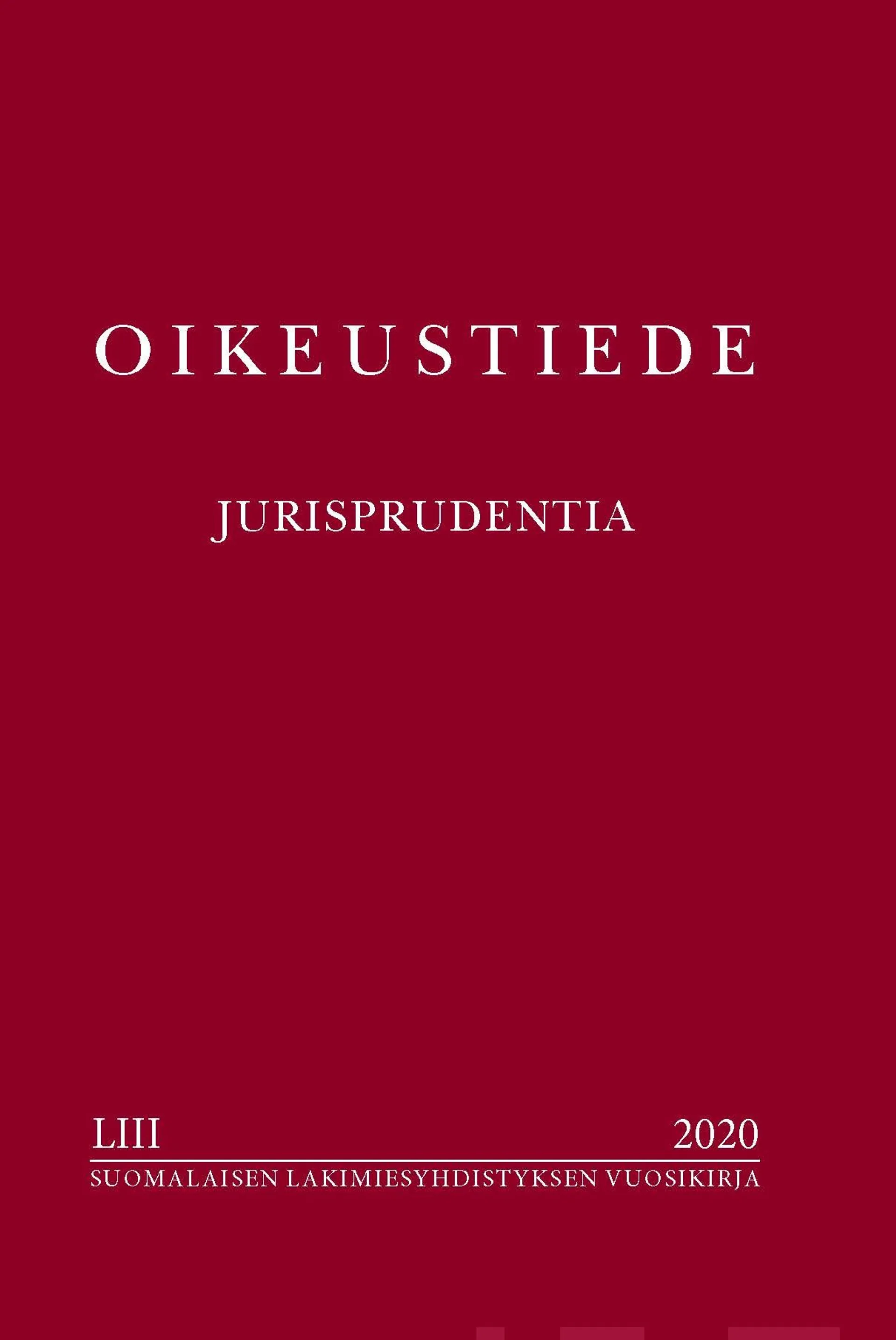 Oikeustiede-Jurisprudentia LIII:2020