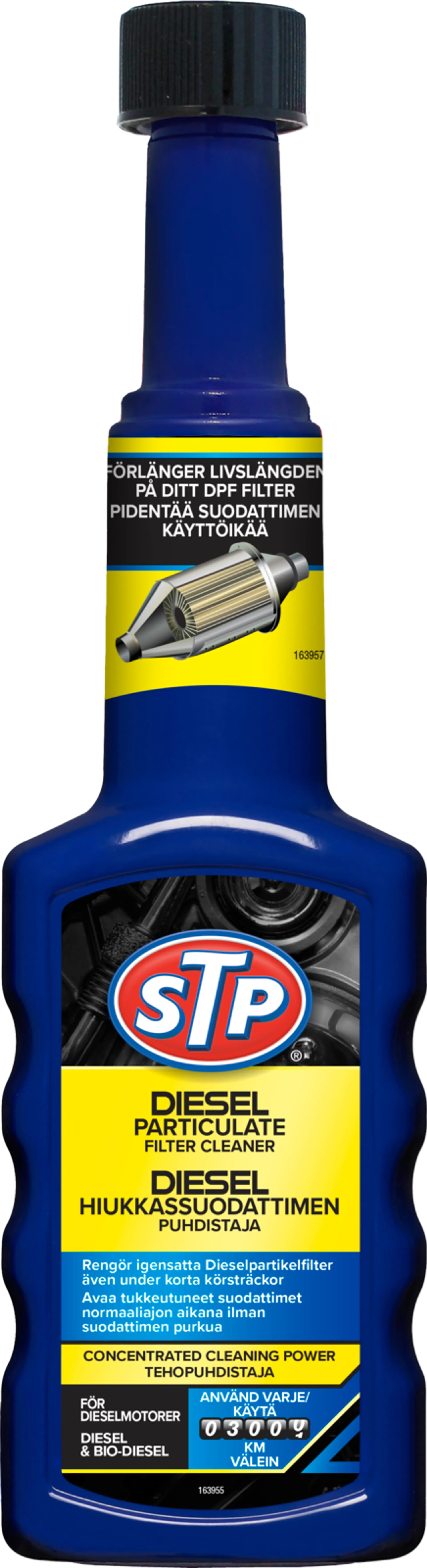 STP Diesel hiukkassuodattimen puhdistaja
