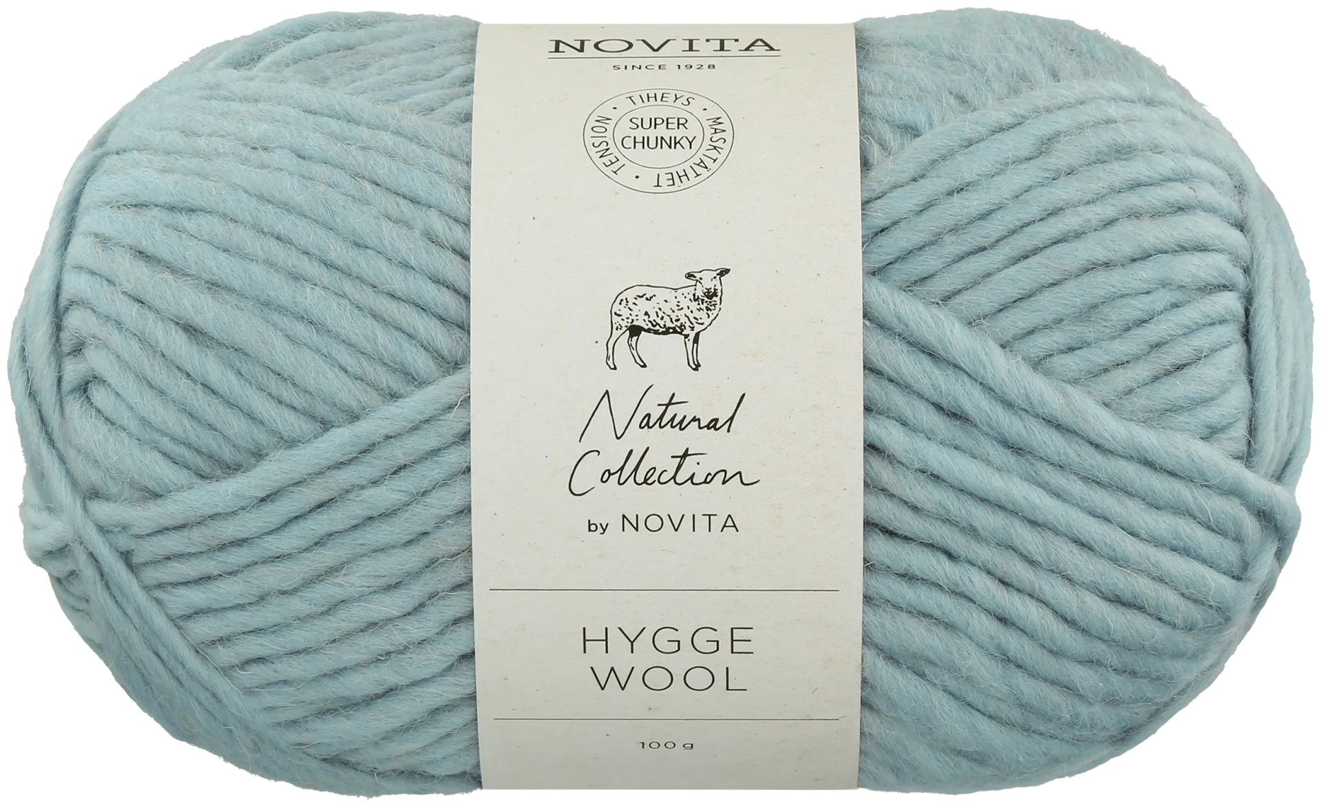 Novita lanka Hygge Wool 100 g vuorovesi 109 - 1