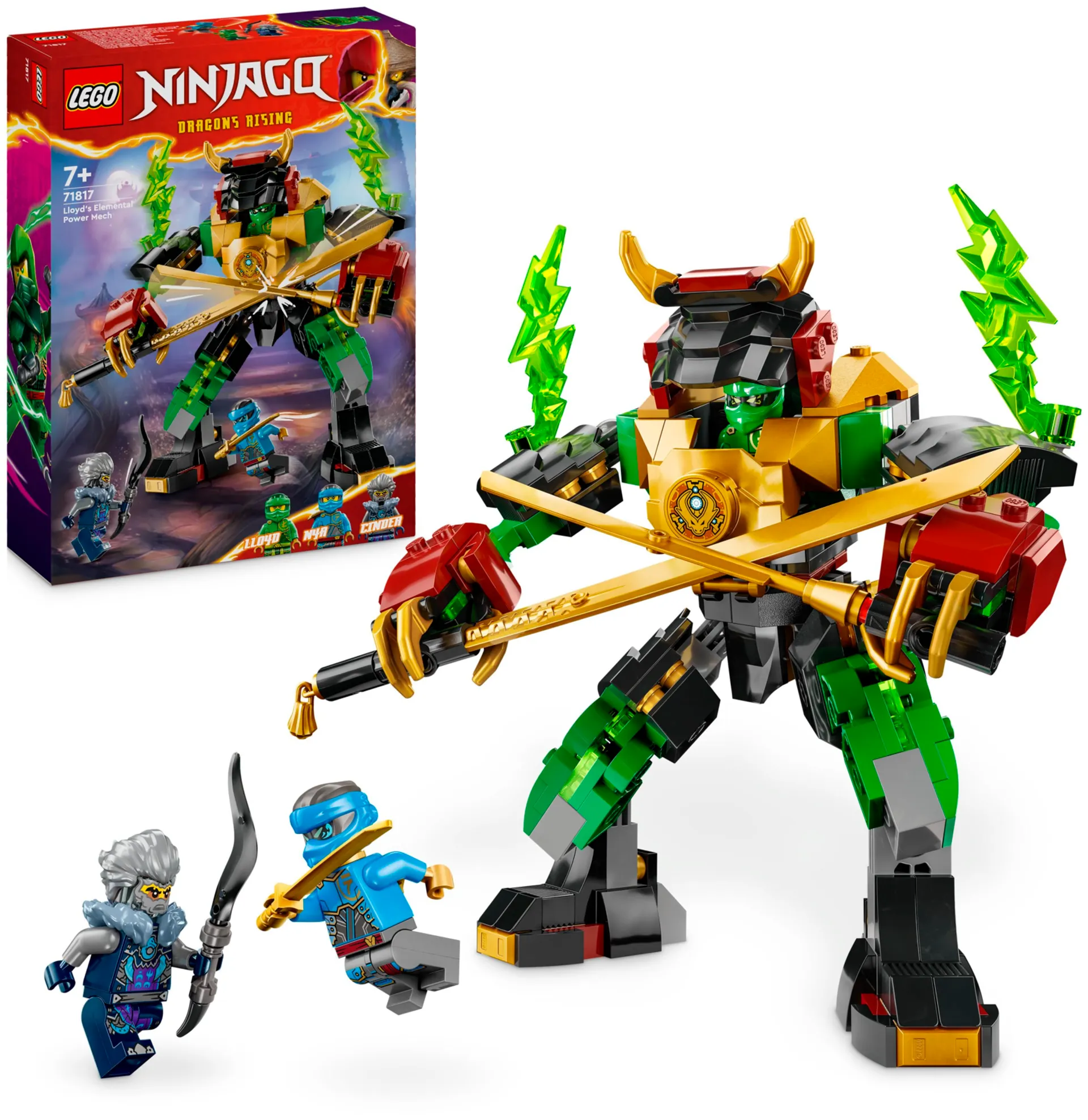 LEGO® Ninjago 71817 Lloydin elementaalivoiman robottiasu - 1
