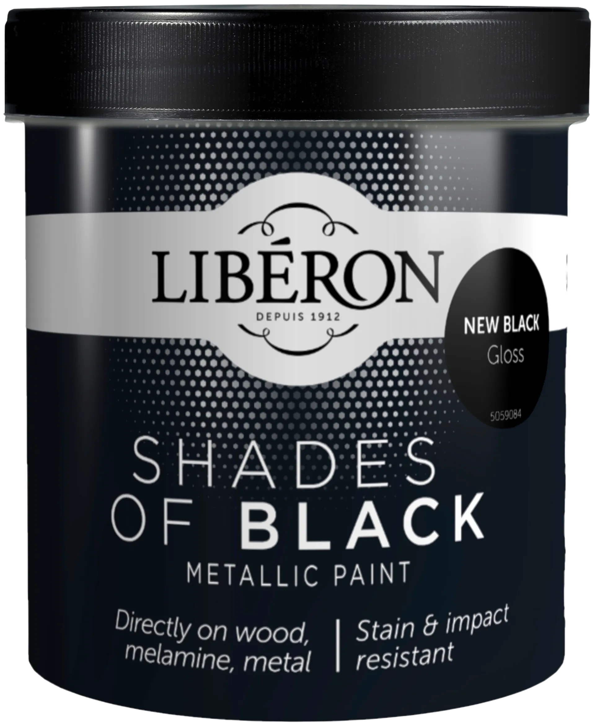 Liberon Kalustemaali 500ml New Black gloss - 1