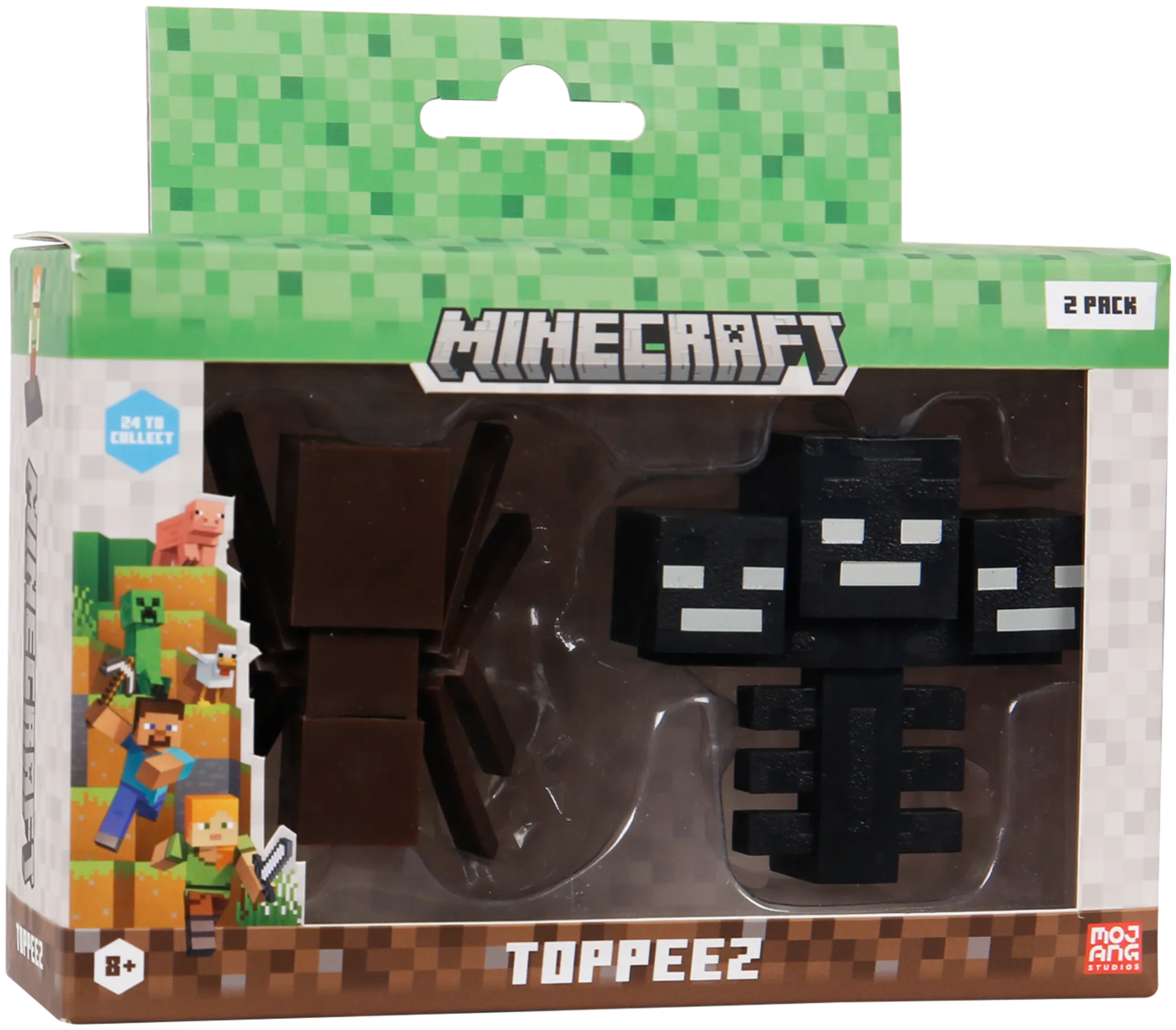 Minecraft hahmo 3D 6 cm 2 kpl - 6