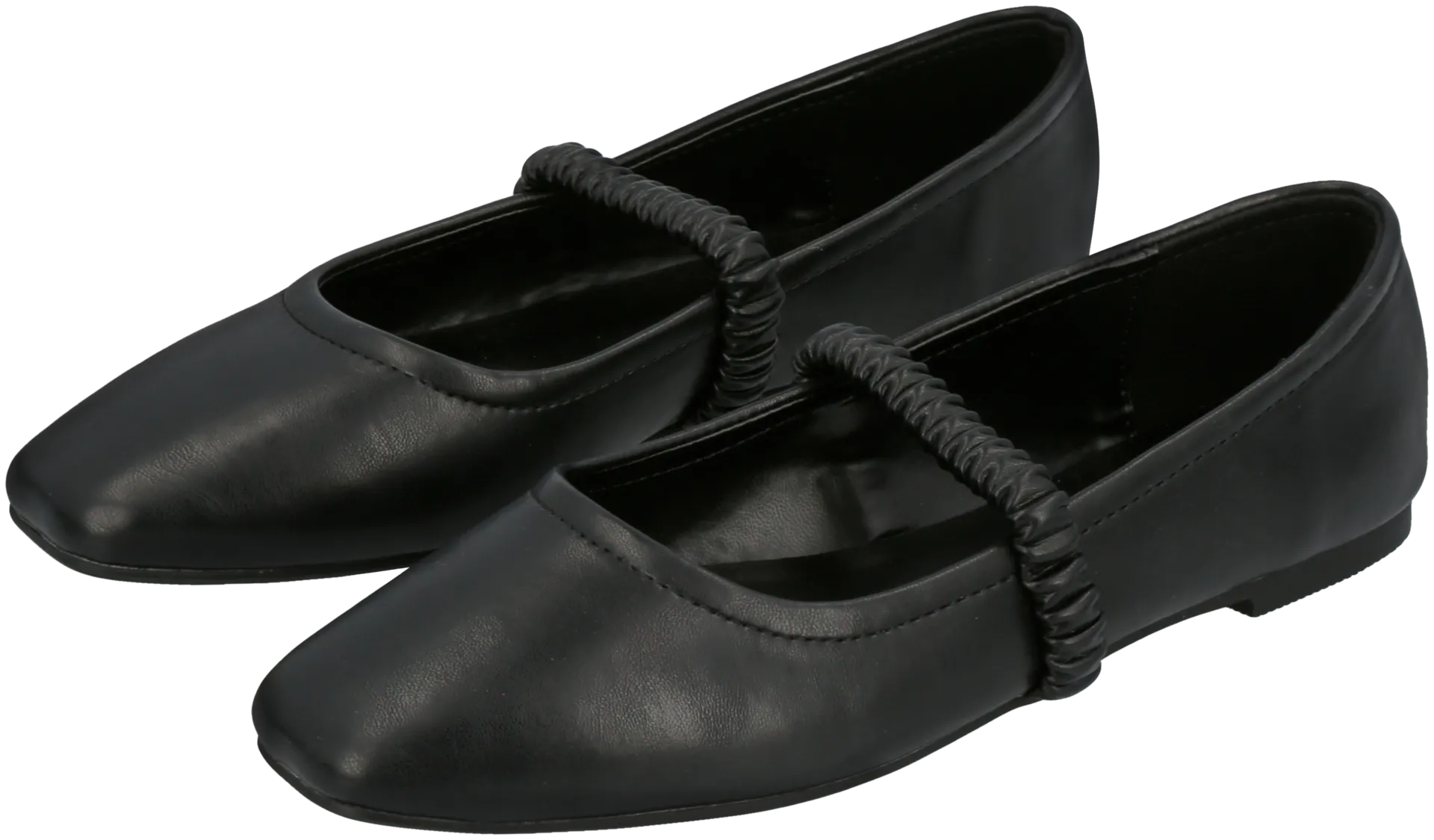 WKLY. naisten ballerinat Brenda - BLACK - 3