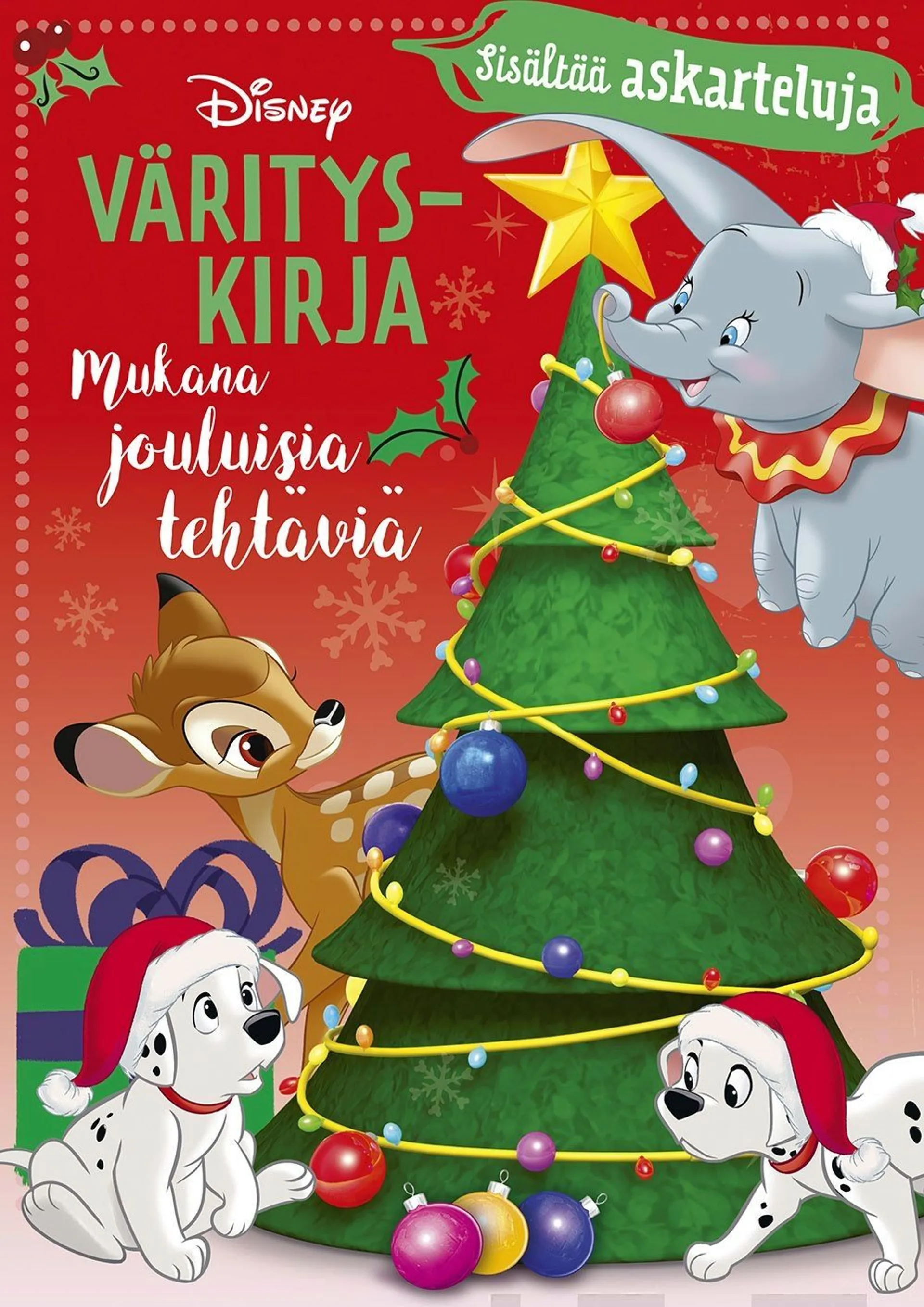 Disney Klassikot jouluinen värityskirja - Mukana jouluisia tehtäviä