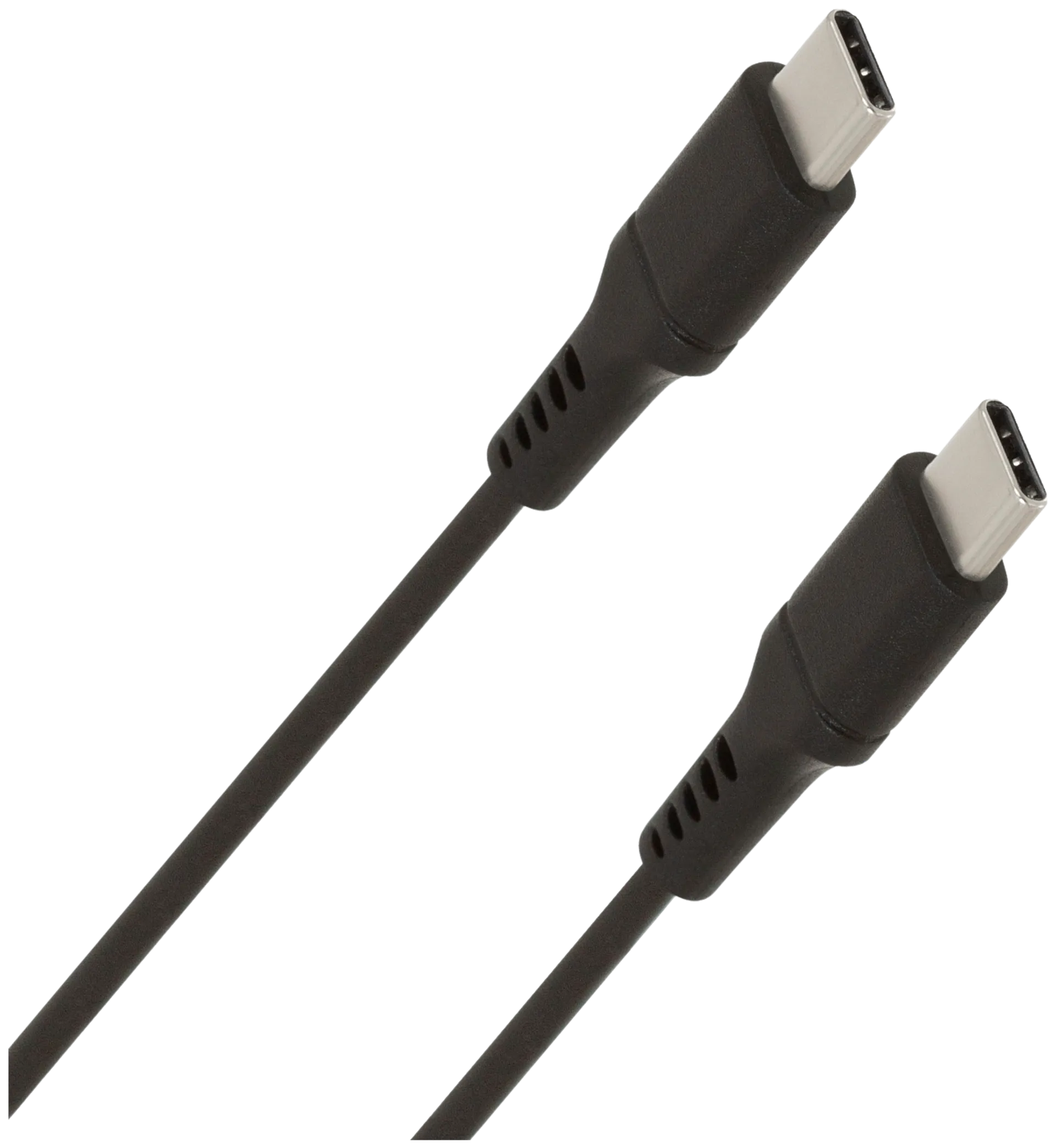 Wave 100W Datakaapeli, USB Type-C -> USB Type-C (480 Mbps), 20cm, Musta - 2