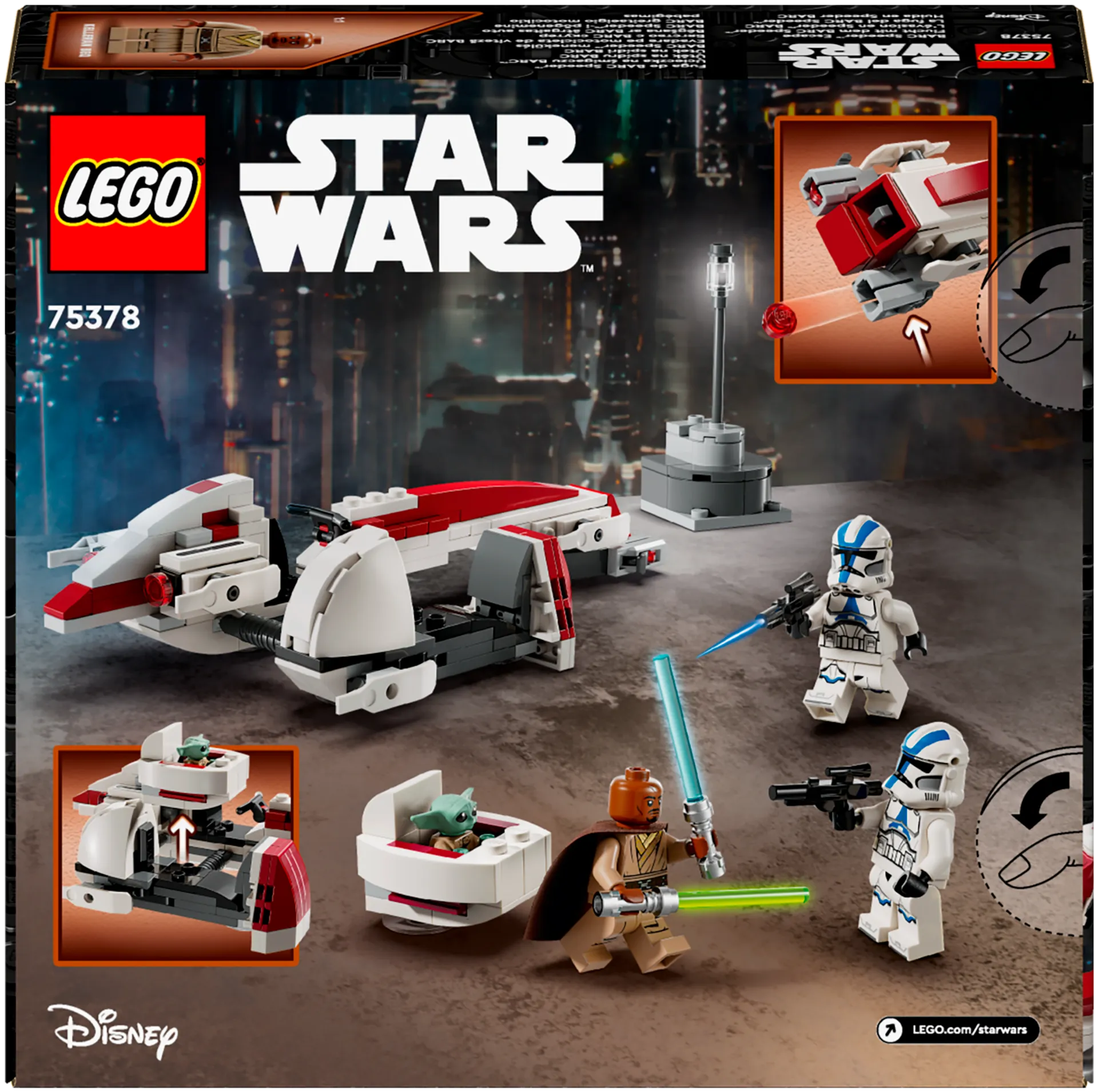 LEGO® Star Wars™ 75378 BARC-kiiturin pako, rakennussetti - 3