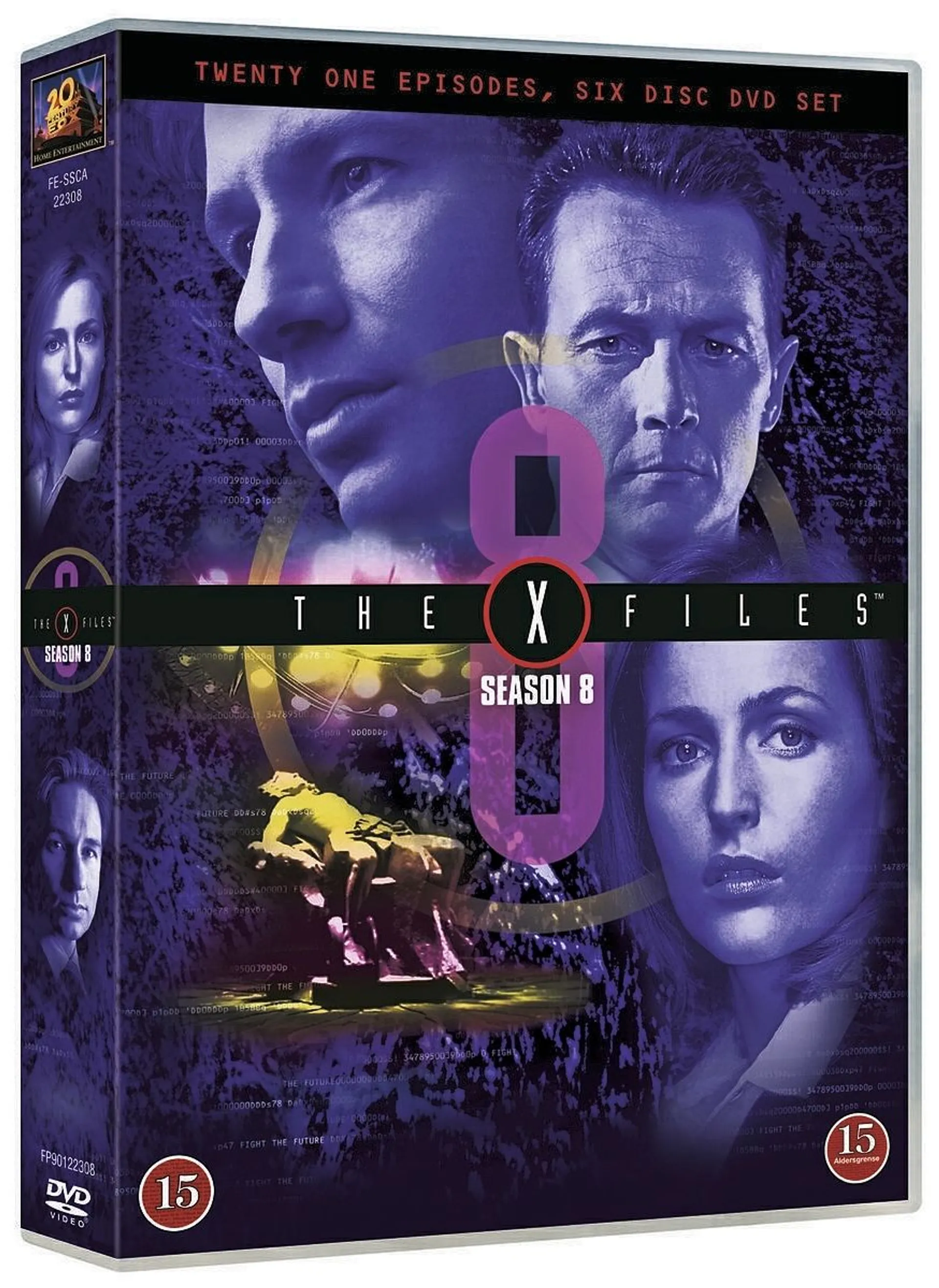 X-Files 8. tuotantokausi 6DVD