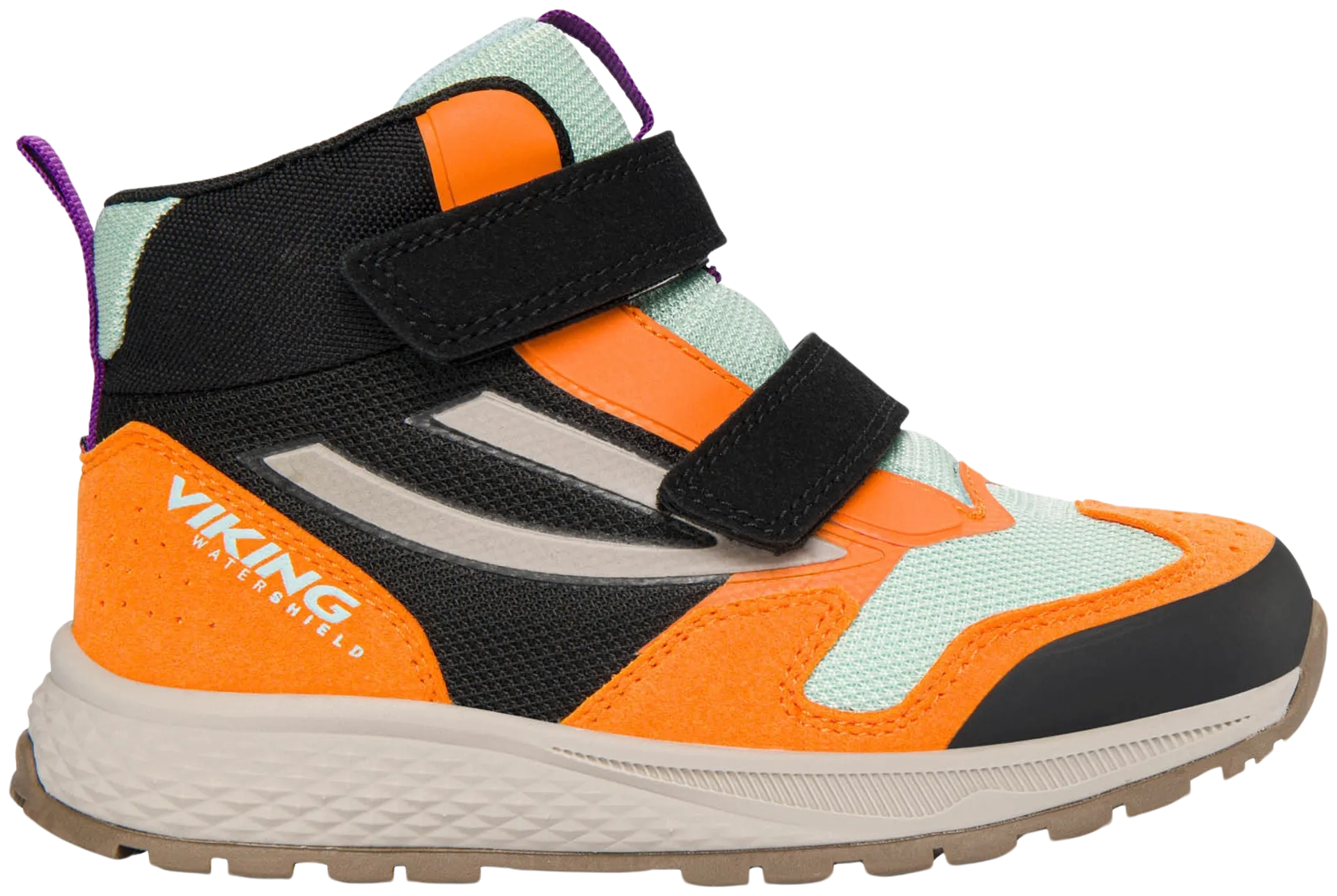 Viking lasten WP jalkineet 3-54550 Century Mid - Black/Orange - 1