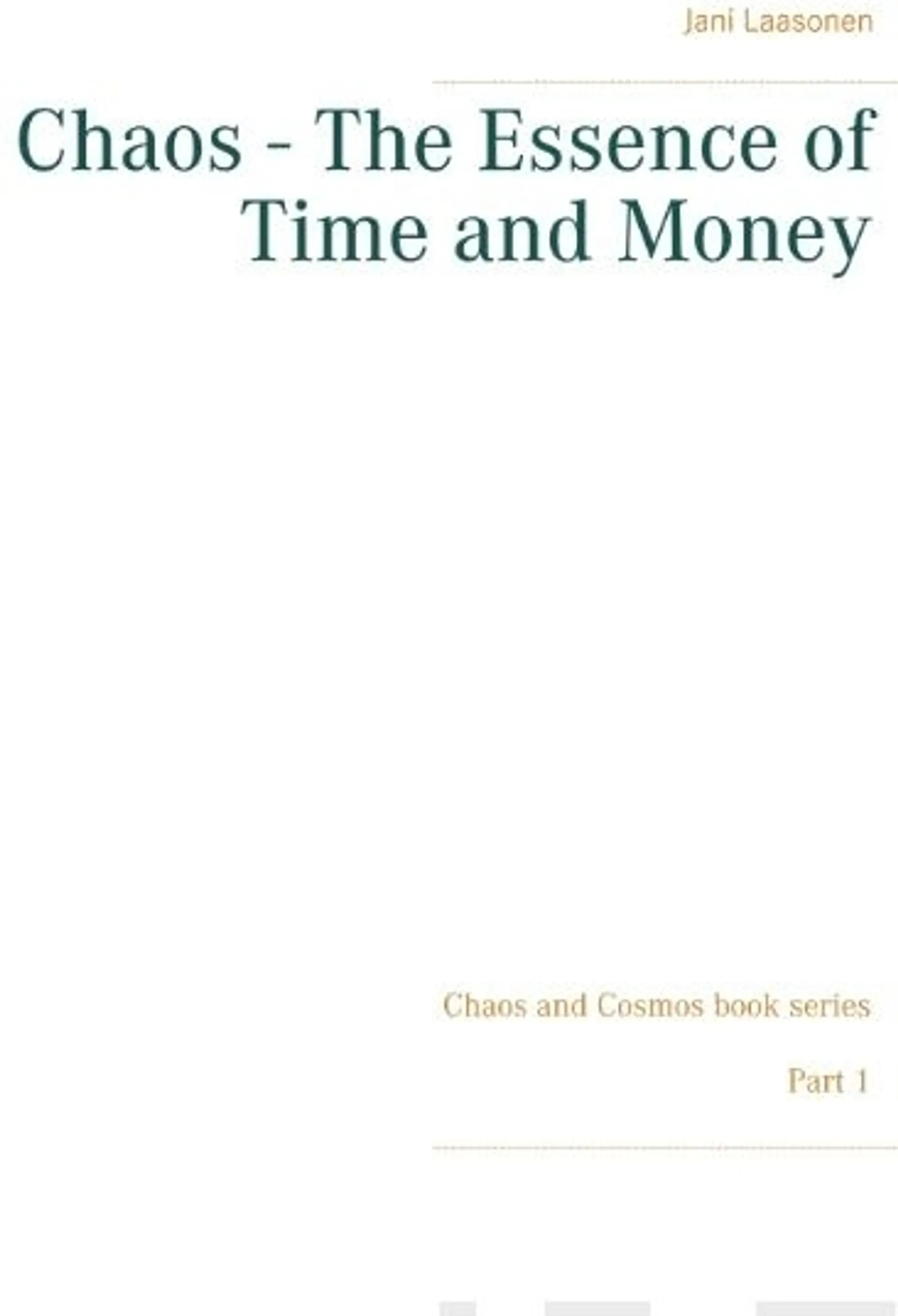 Laasonen, Chaos - The Essence of Time and Money
